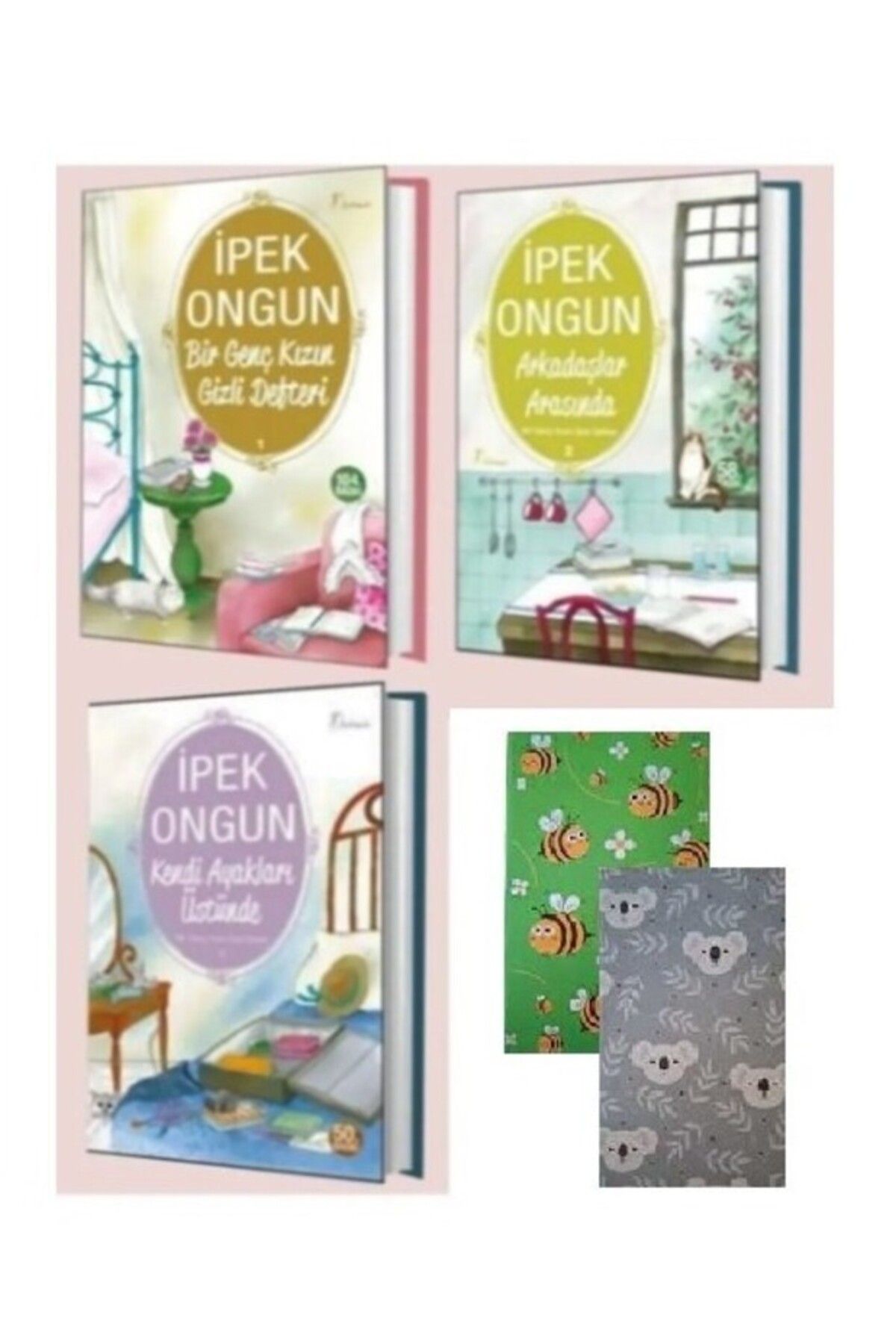 Artemis Yayınları İpek Ongun Bir Genç Kızın Gizli Defteri 1-2-3 - 2 Not Defteri HEDİYE