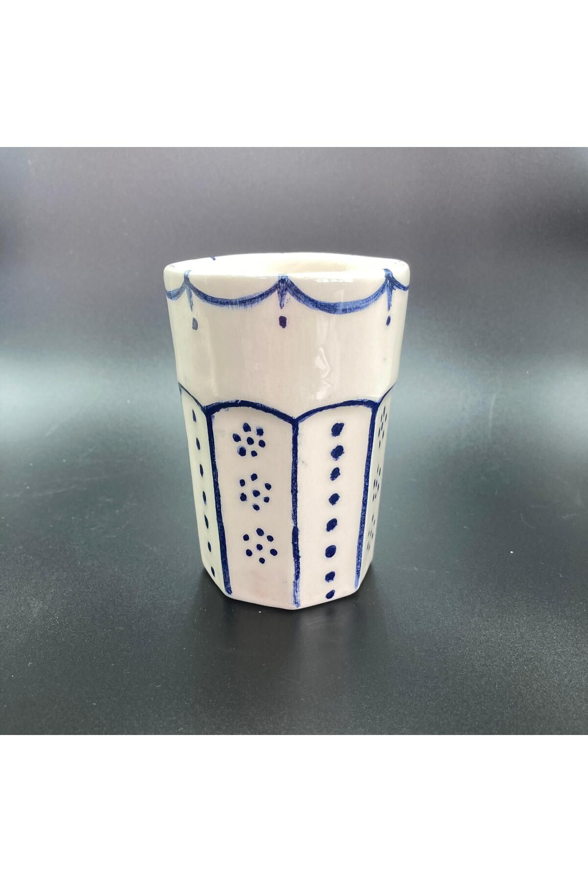Zey Art Ceramic Design Renkli Hikayeler Su Bardağı
