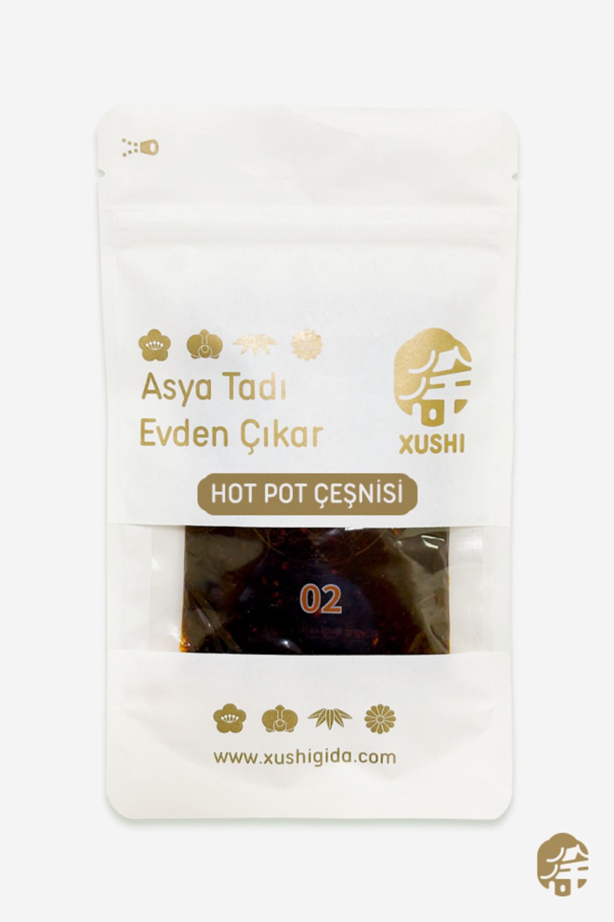 XUSHI GIDA Acılı Baharatlı Tencere Çeşnisi (HOT POT SEASONING) - 110g