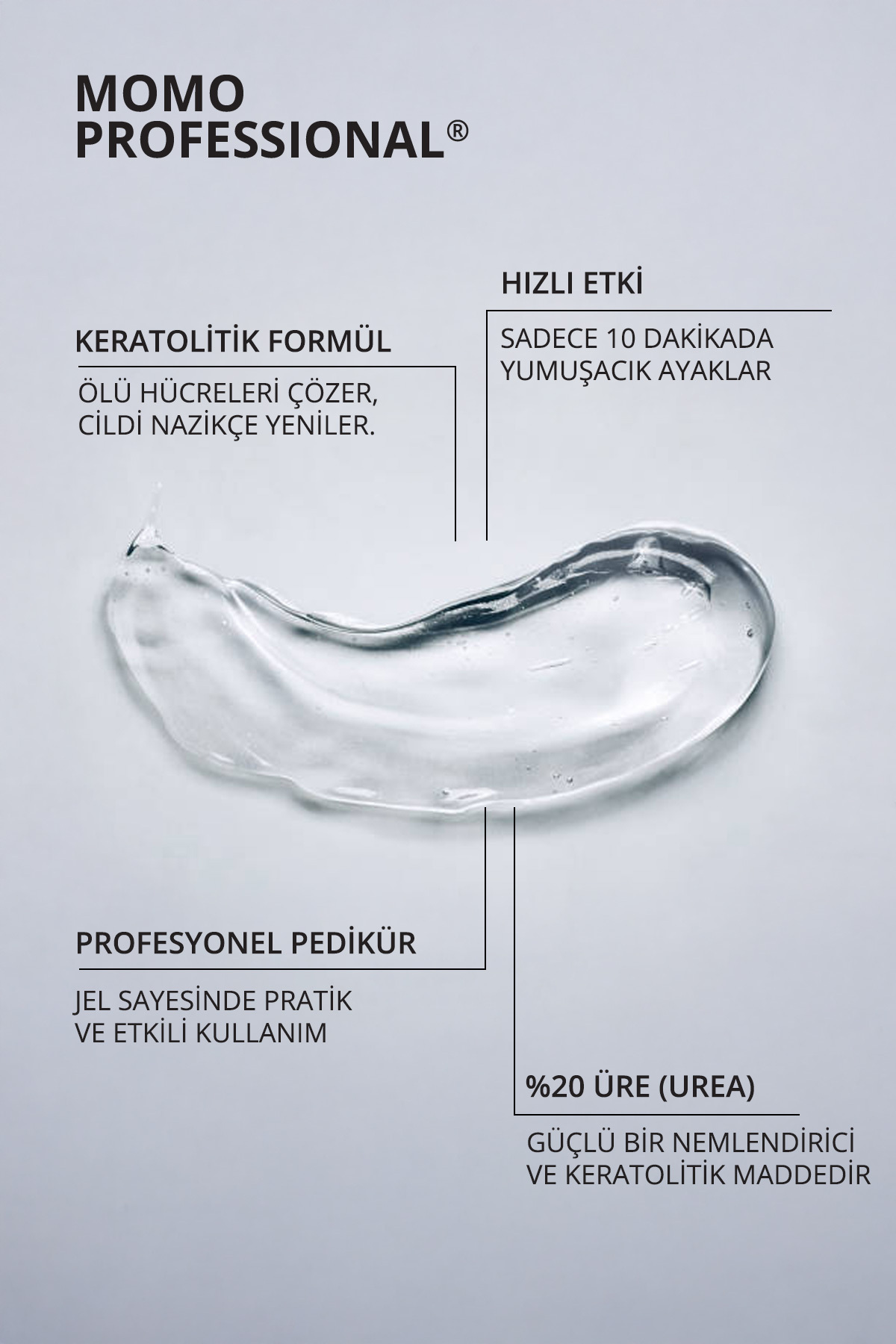 Callus Gel, Nasır Sökücü Jel, Pedikür Için Keratolitik Jel, 125 ml — 1900107G08S10KR00 — تصویر 3 از 8