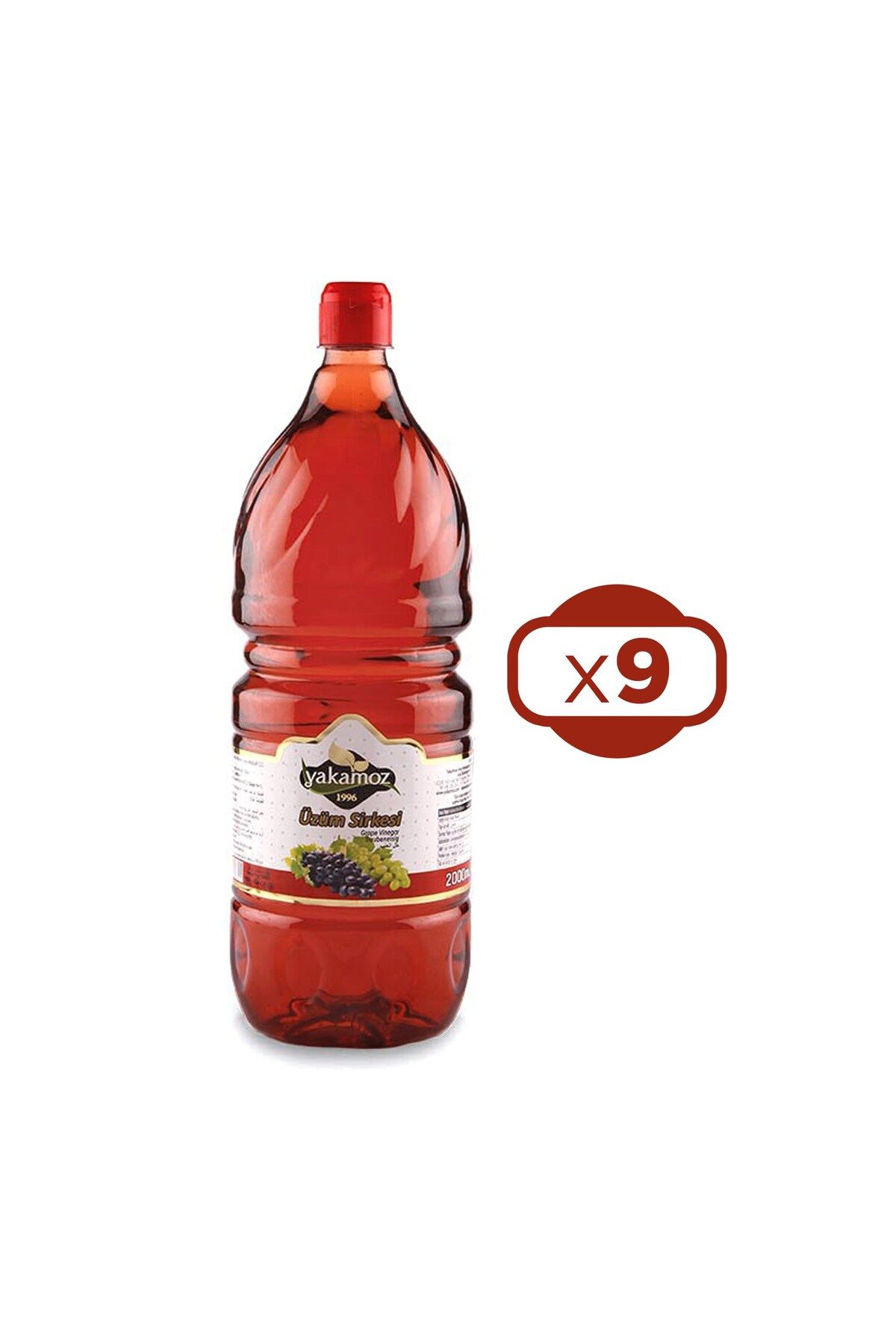 Yakamoz Üzüm Sirkesi 2 lt x 9 Adet