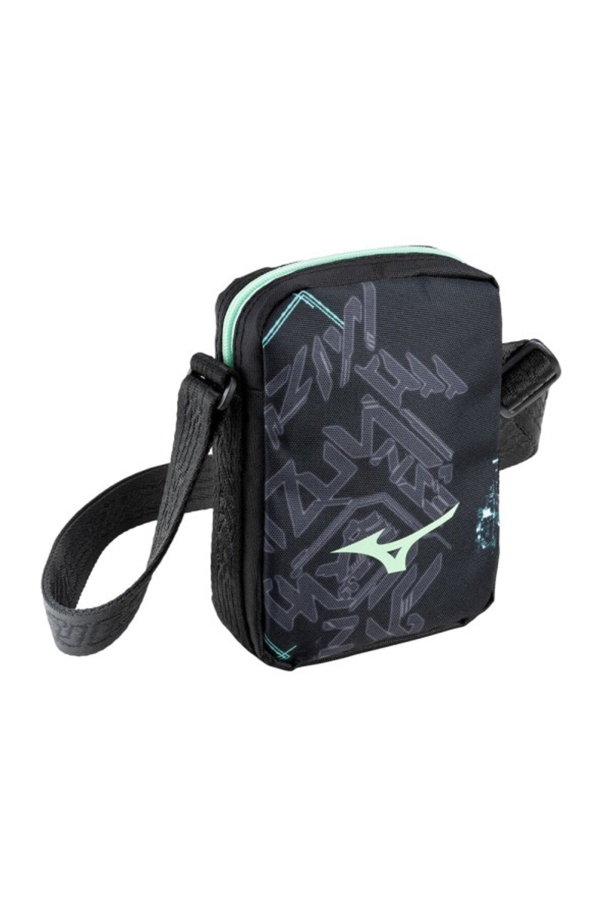 MIZUNO Pouch Waso Unisex Çanta Siyah / Yeşil