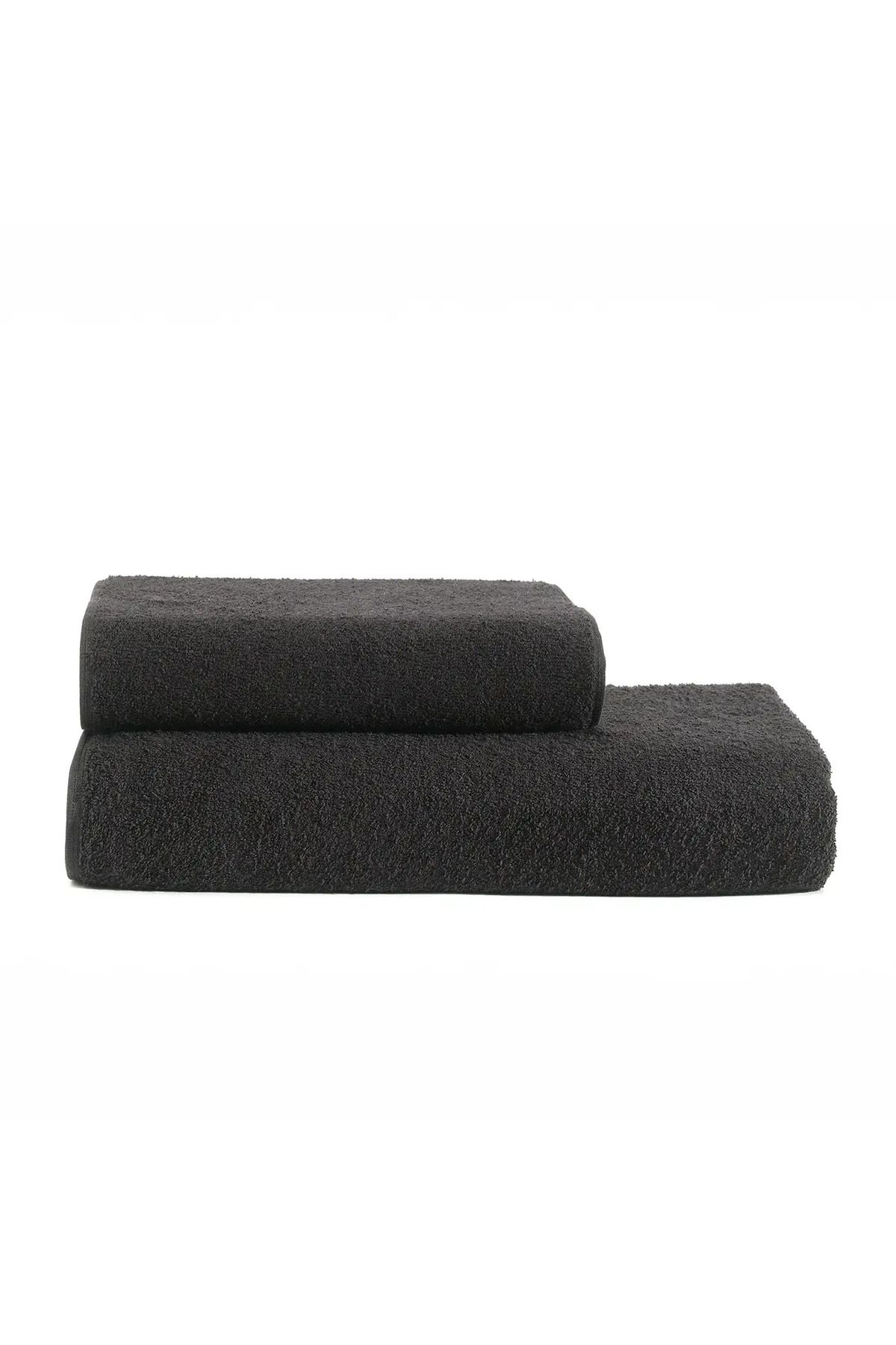 ELLE HOME Lilian Soft Baş Havlusu - Siyah