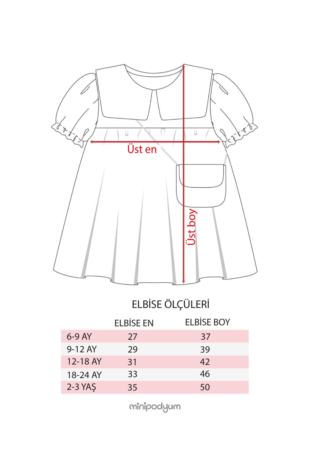 Minipodyum Kız Bebek Nakışlı Bebe Yaka Müslin %100 Pamuk Çantalı Bayramlık Elbise fotoğrafı 6 (önizleme)