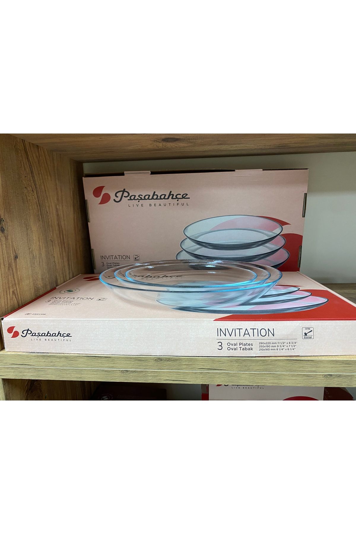 Paşabahçe PAŞABAHÇE 3LÜ OVAL TABAK