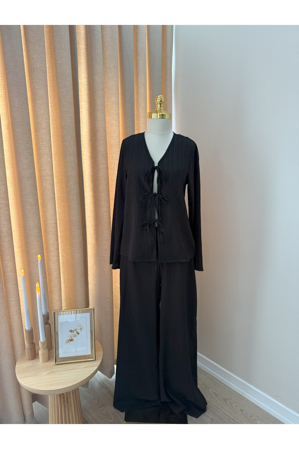 AF Frezya Boutique Önden Bağlamalı Takım