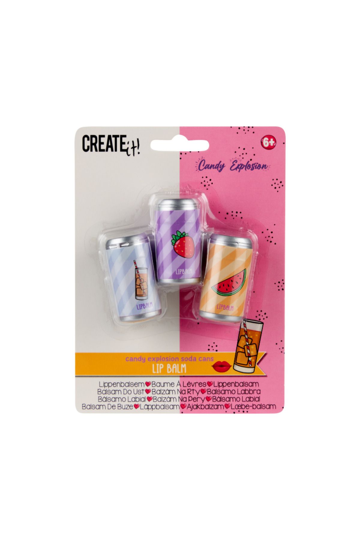 Create It Dudak Balmı Seti - Soda Kutuları - Candy Explosion