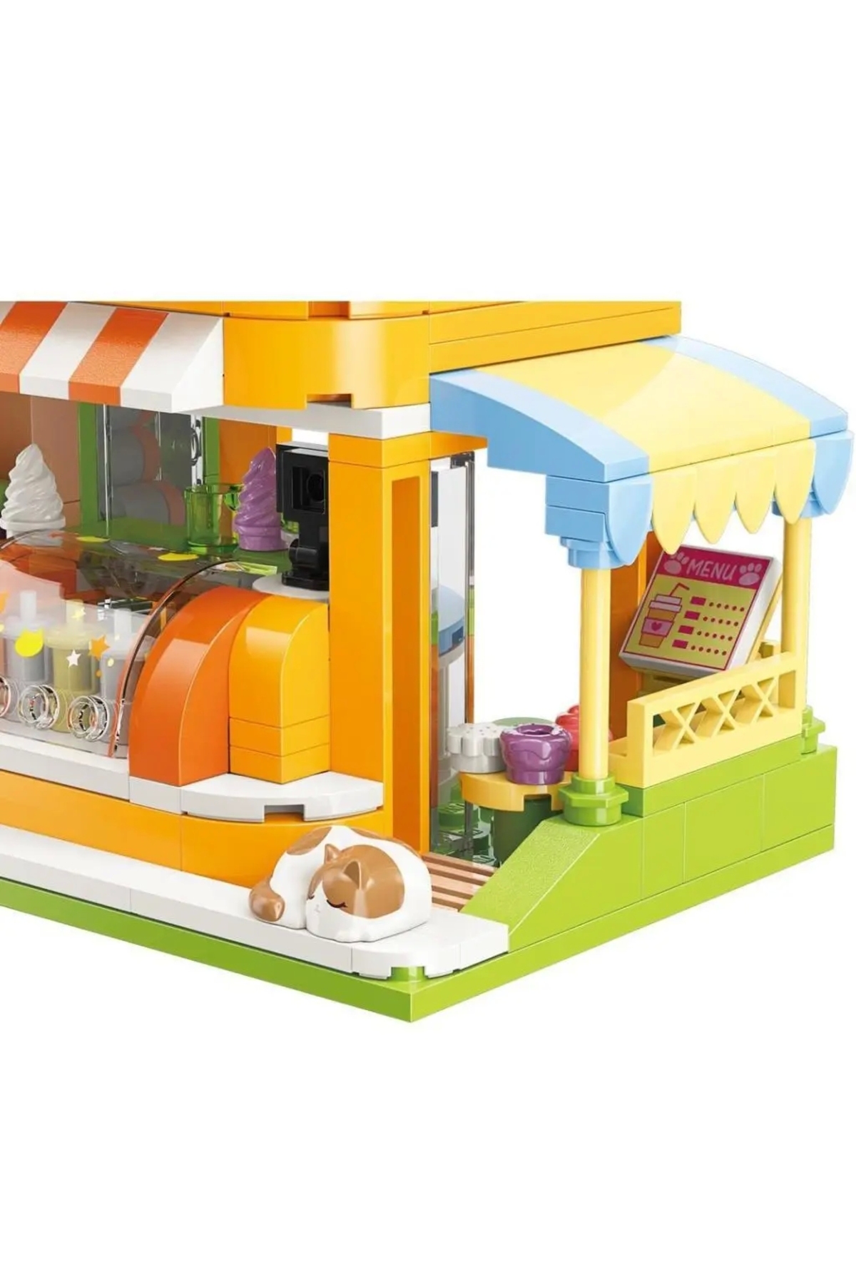 میکرو بلاک فروشگاه آبمیوه ۳۱۵ تکه – ست‌های لگو – کیپلی لگو مینی – کیپلی لگو – میکرو