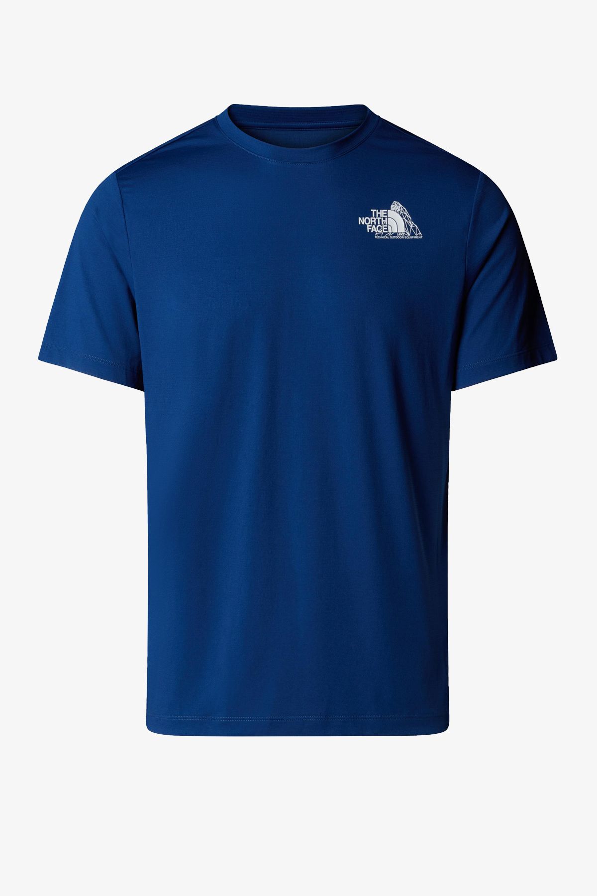 THE NORTH FACE M 247 SS Reg Graphıc Erkek Mavi T-Shirt NF0A895JD1R1