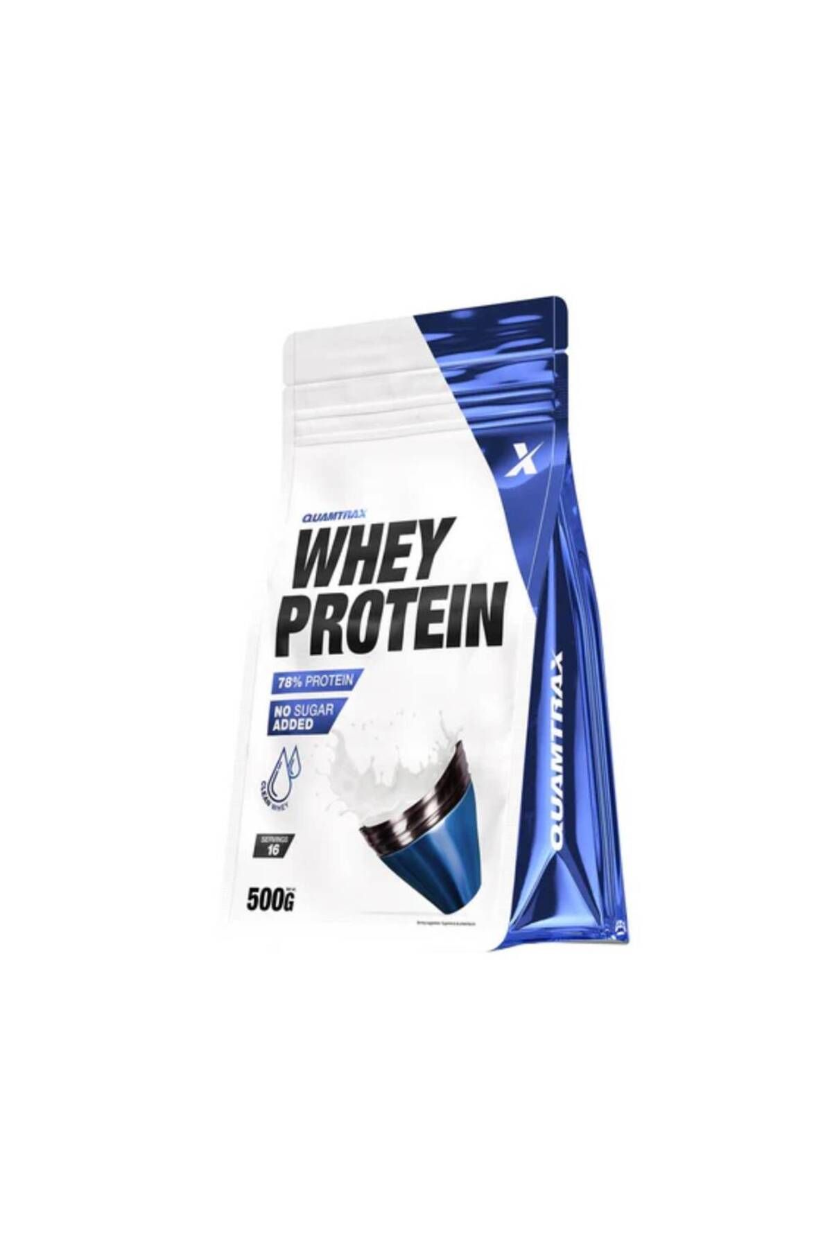 Quamtrax Direct Whey Protein Pudra, 500g, Quamtrax, Proteina Din Zer Unflavoured - One Size