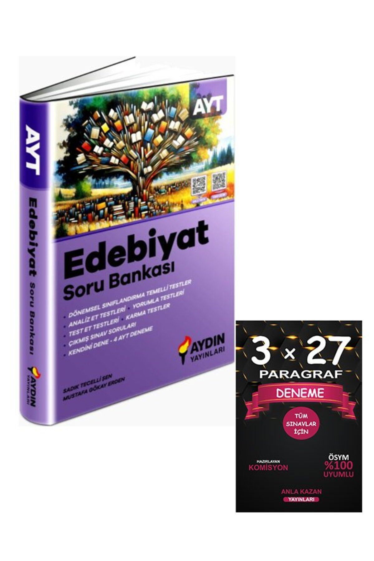 Anla Kazan Yayınları Aydın Yayınları AYT Edebiyat Soru Bankası+AnlaKAzan Paragraf