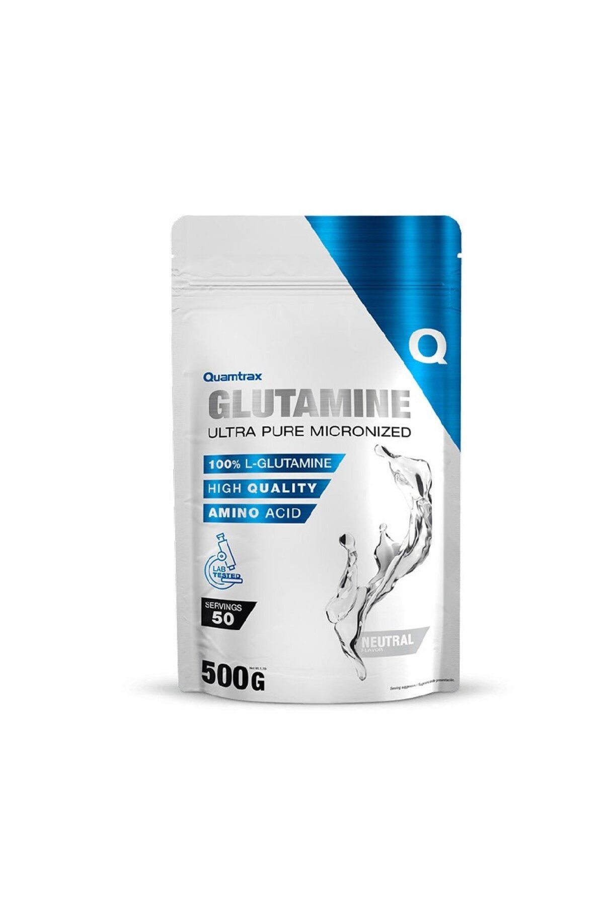 Quamtrax Glutamina, Pudra, 500g, Quamtrax, Supliemnt Alimentar Pentru Refacere - One Size