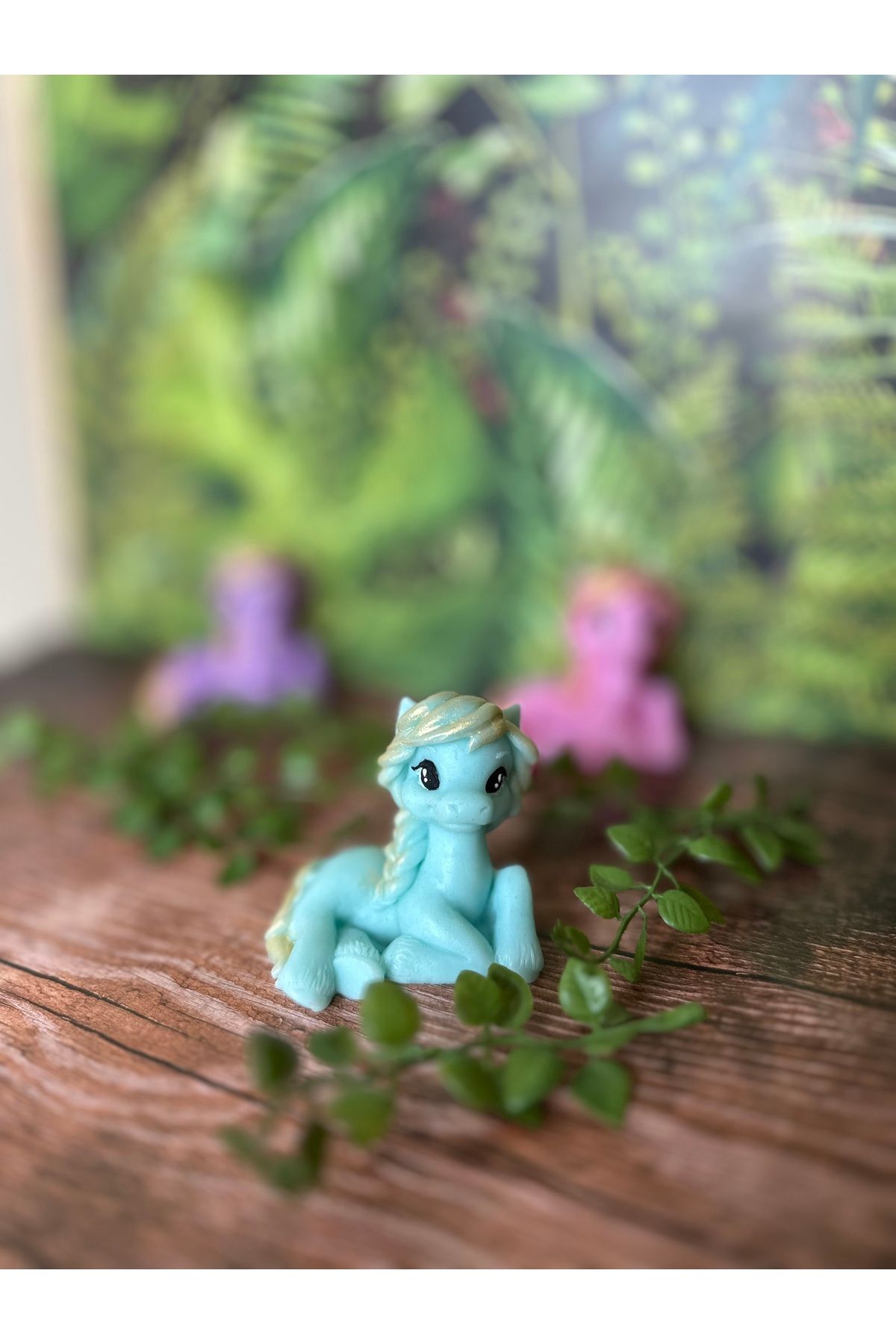 Şirin Sabun Turkuaz At El Yapımı Kokulu Sabun Handmade Soap Unicorn