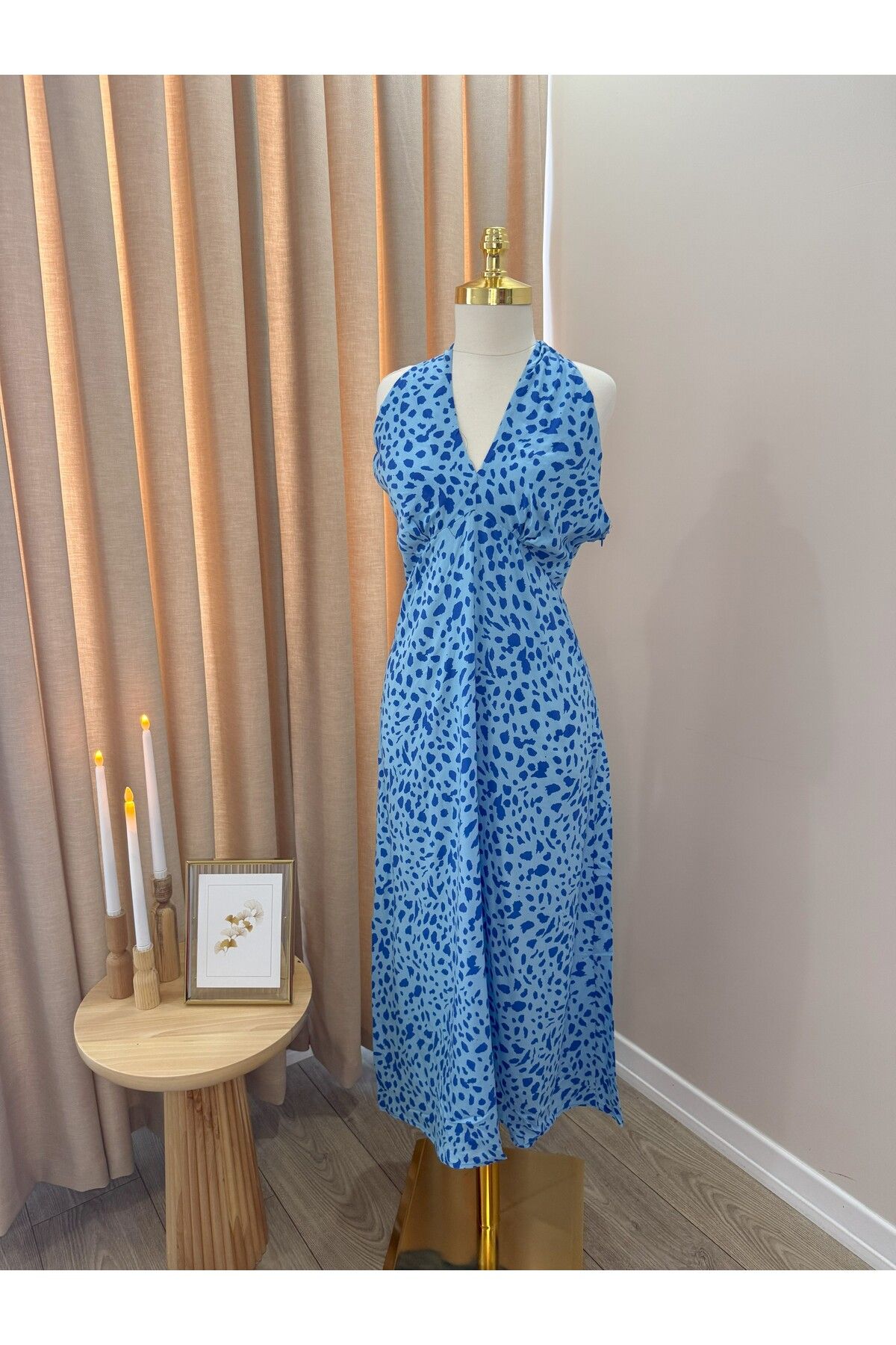 AF Frezya Boutique Boyundan Bağlamalı Elbise