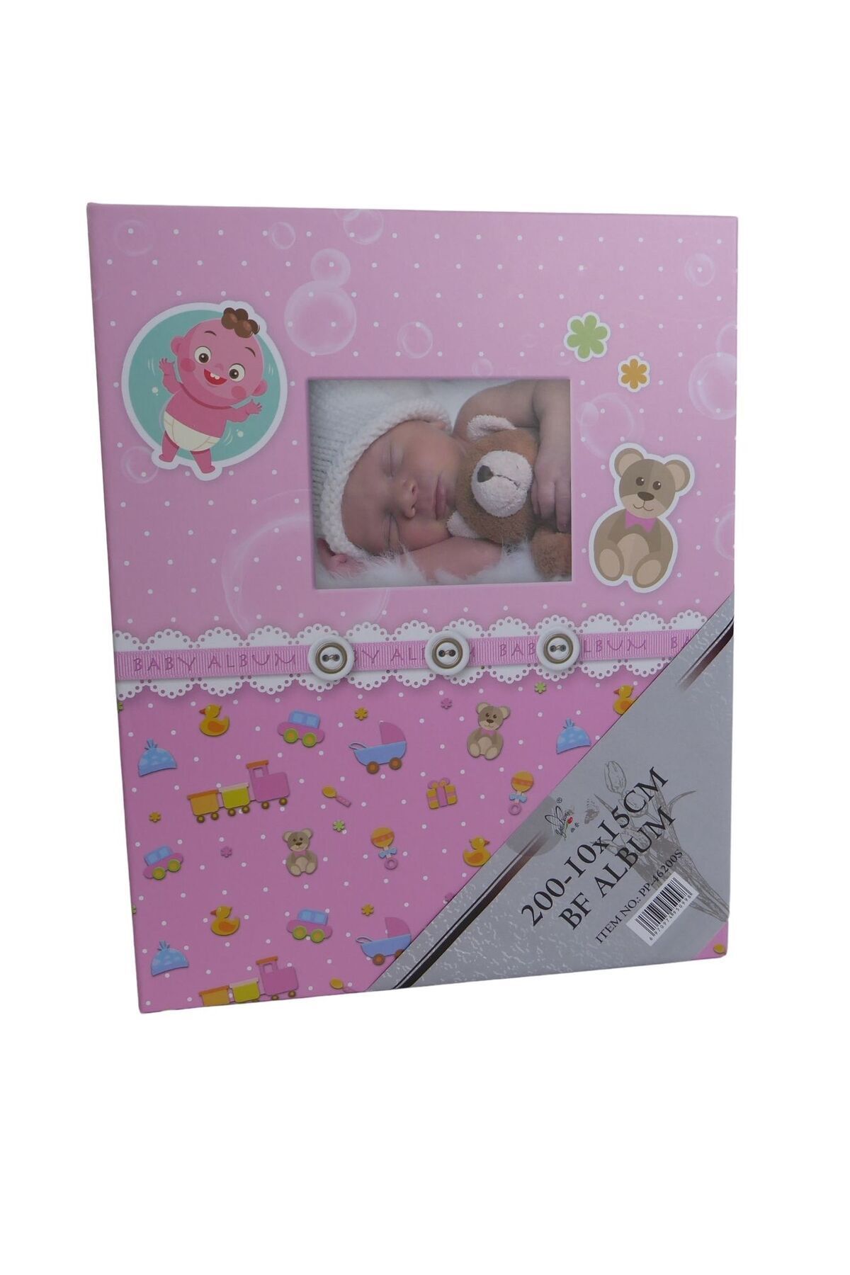 BF ALBÜM 10X15 200'lük Bebek Albümü desenli (Penceresiz)