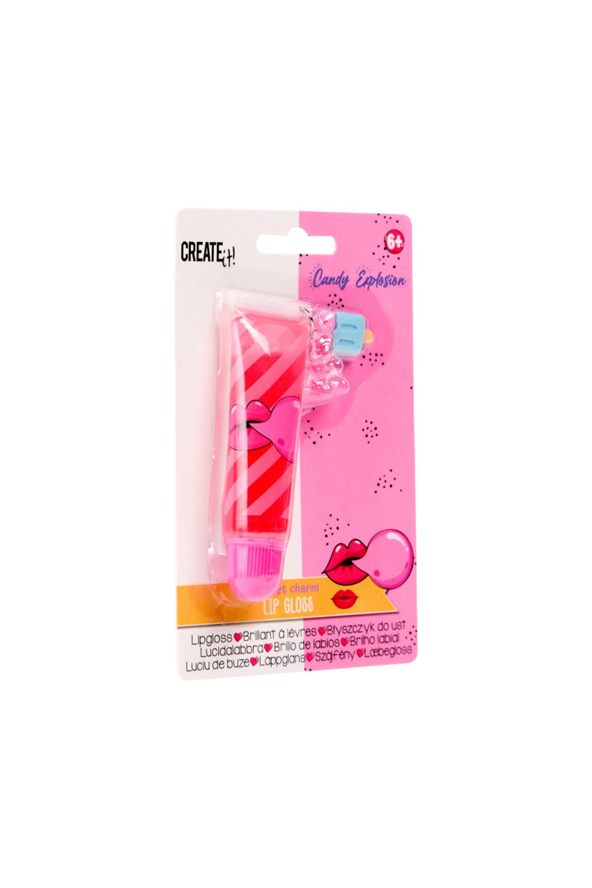 Create It Süslü Dudak Parlatıcısı - Pembe - Candy Explosion