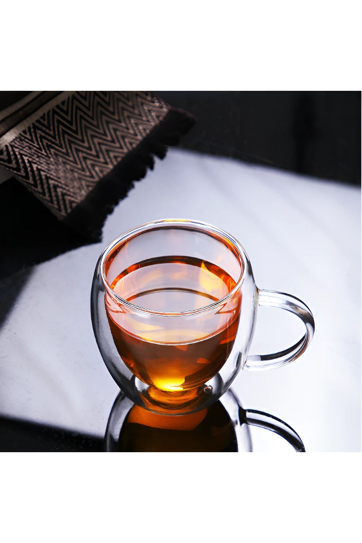 Herum-Set Of 4 Double-walled Glass Mugs, Heat-resistant, Transparent, 250 ml 2