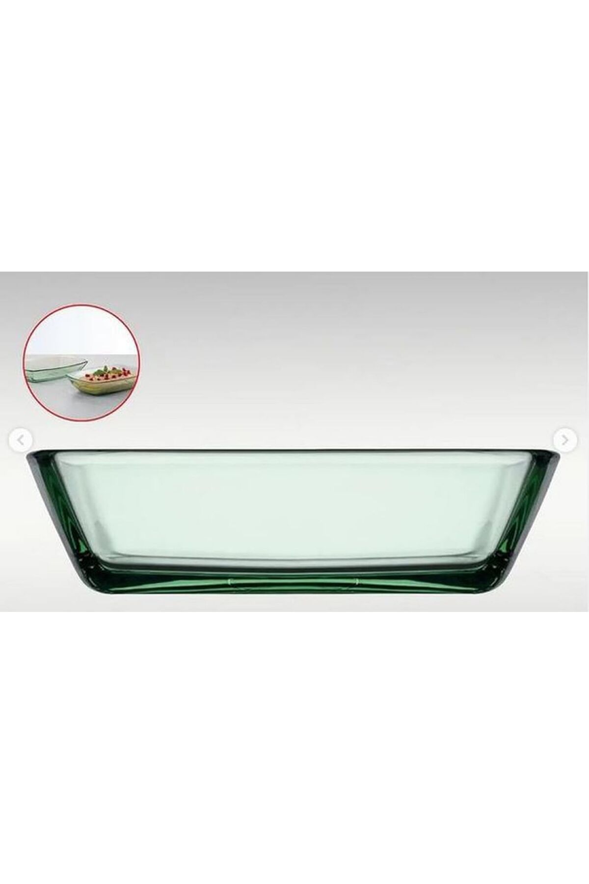 Paşabahçe Tokio Yeşil Kayık Tabak -18 cm / 1 adet