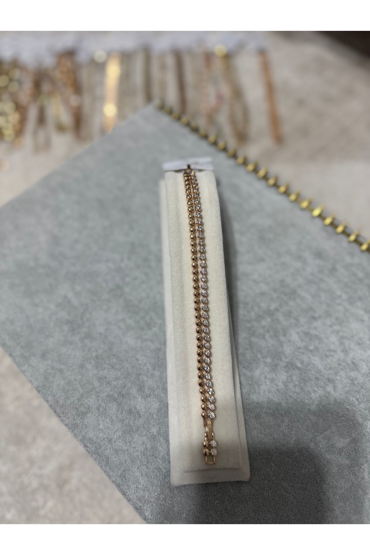 XUPING JEWELRY KADIN 18K ÇELİK BİLEKLİK KARARMAZ PASLANMAZ