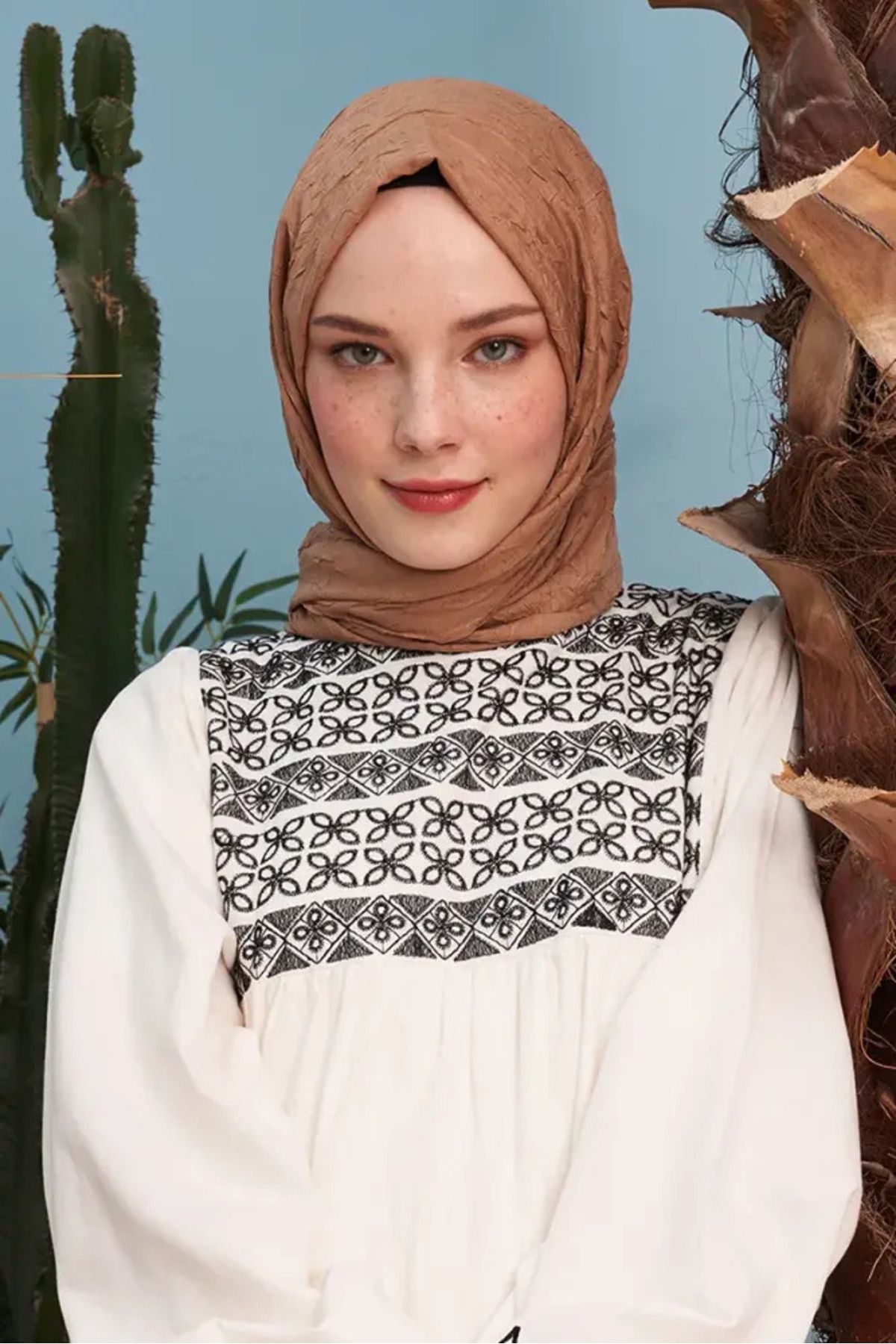 Perla Scarf & More Bambu Kraş Şal