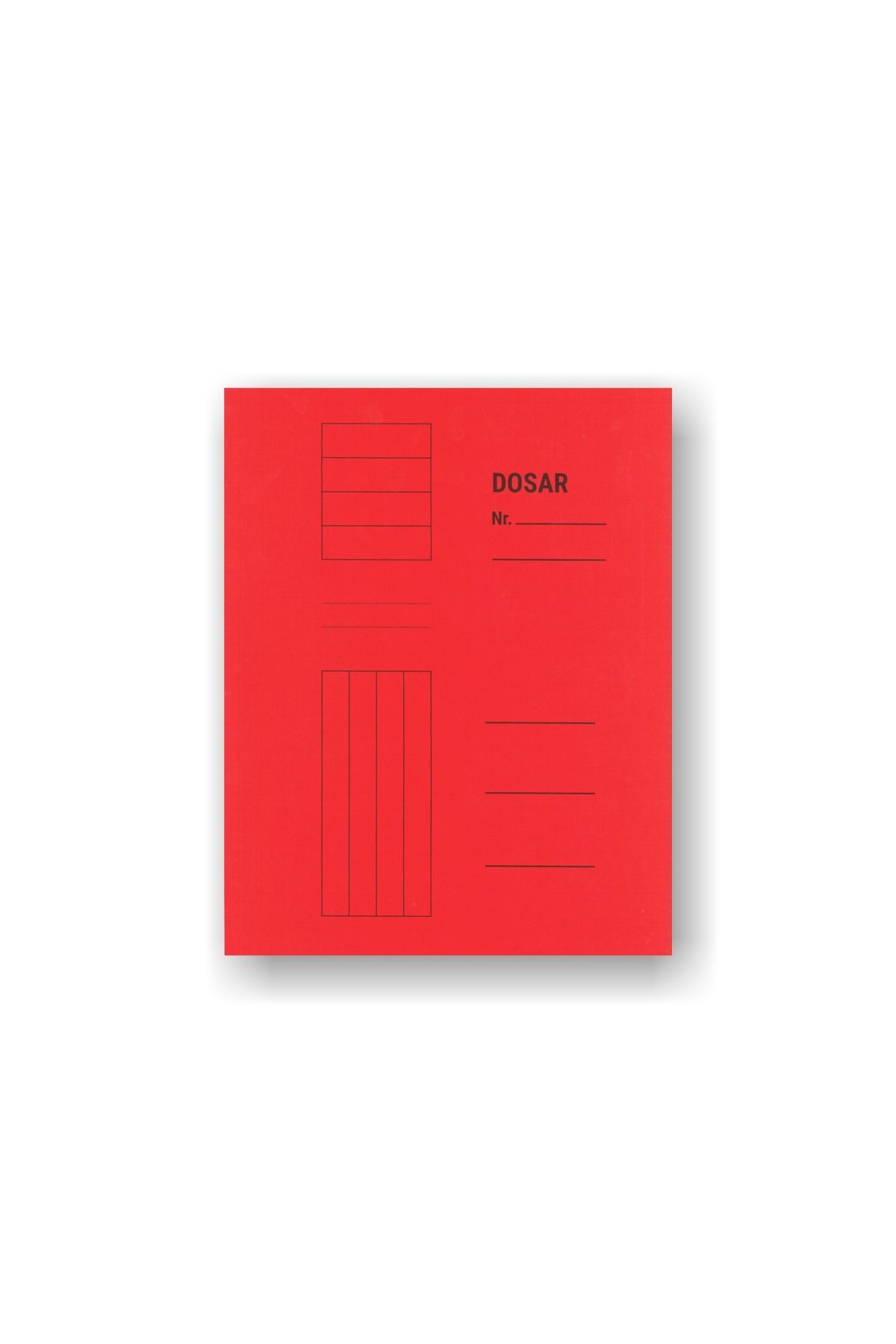 Arhi Design-Color Envelope File, Cardboard 230 G/sqm, 2 Sets, 5 Pcs/set, Red 1