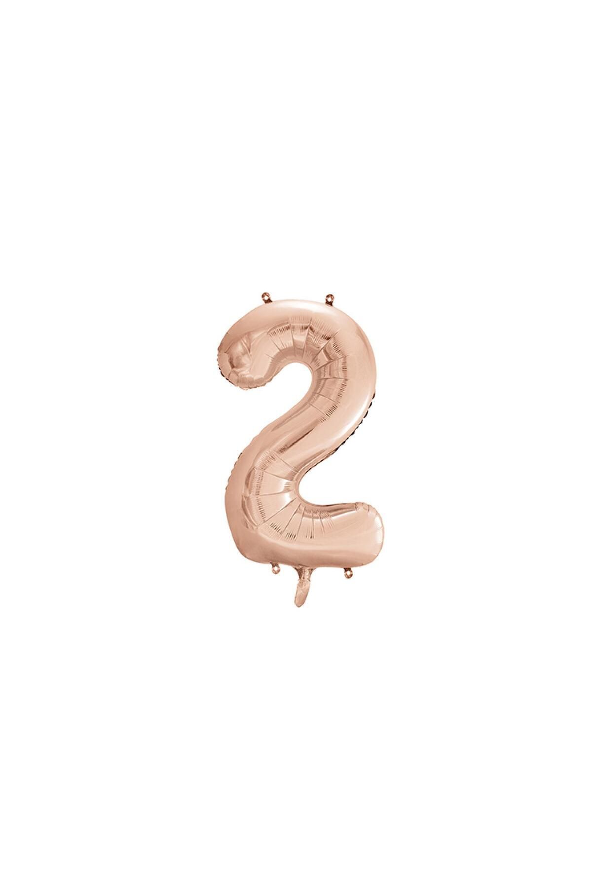 TATLI GÜNLER 34" FOLYO BALON RAKAM 2 ROSE GOLD