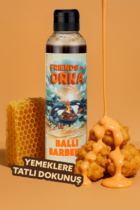FRIENDS OF ORKA Ballı Barbekü Sos 280gr – Doğal Tatlı Acı Bbq Sos