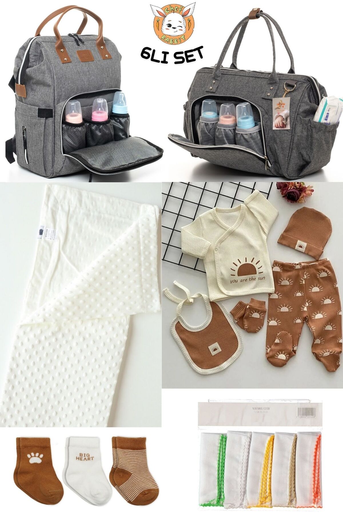 100% Cotton Baby Set