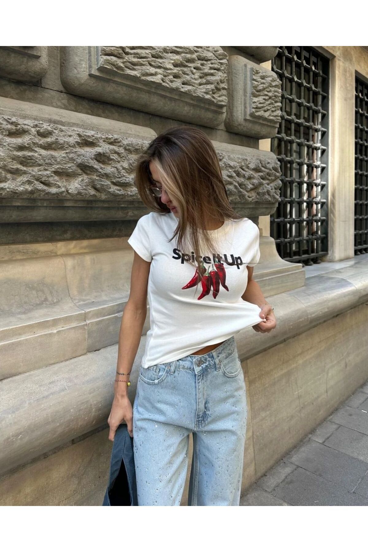 BUSEM S0017702 BSM Biber Baskılı T-Shirt