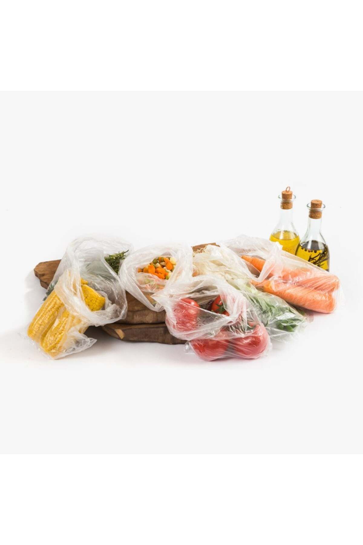 BAKOM AMBALAJ 100 23 X 36 ADET BUZDOLABI ŞARKÜTERİ POŞETİ GIDA SAKLAMA POŞETİ