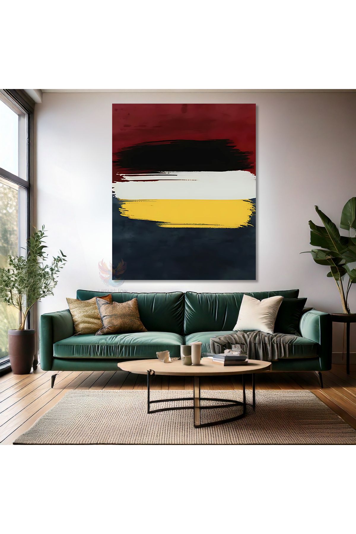 Artarilion Soyut Temalı Kanvas Tablo Modern Sade Şık Salon Tablosu Ev Kanvas Duvar Tablosu Yeni Ev Hediyesi