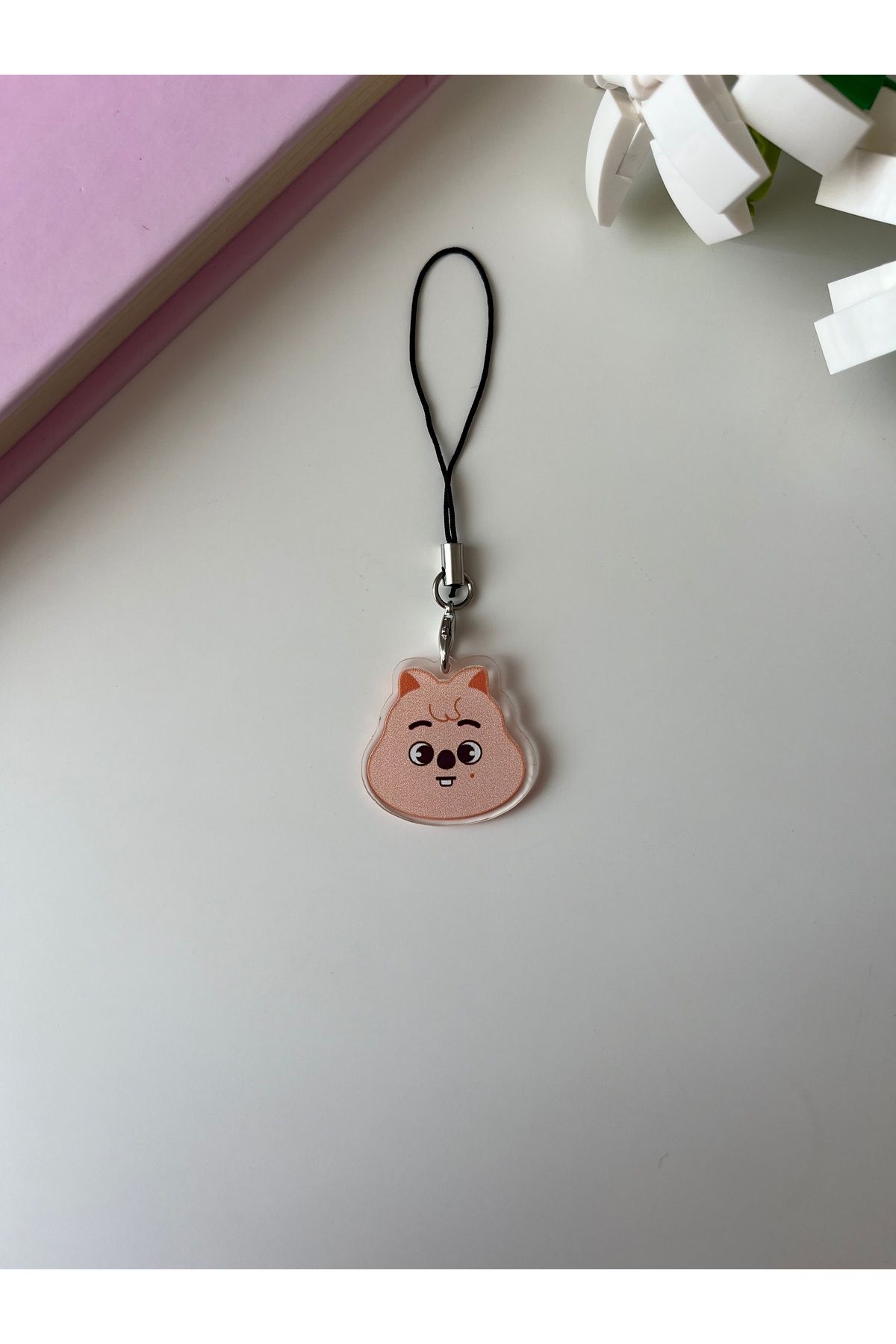 Hara Company Stray Kids SKZOO Han Quokka Lightstick Han Telefon Charm / Termos Süsü