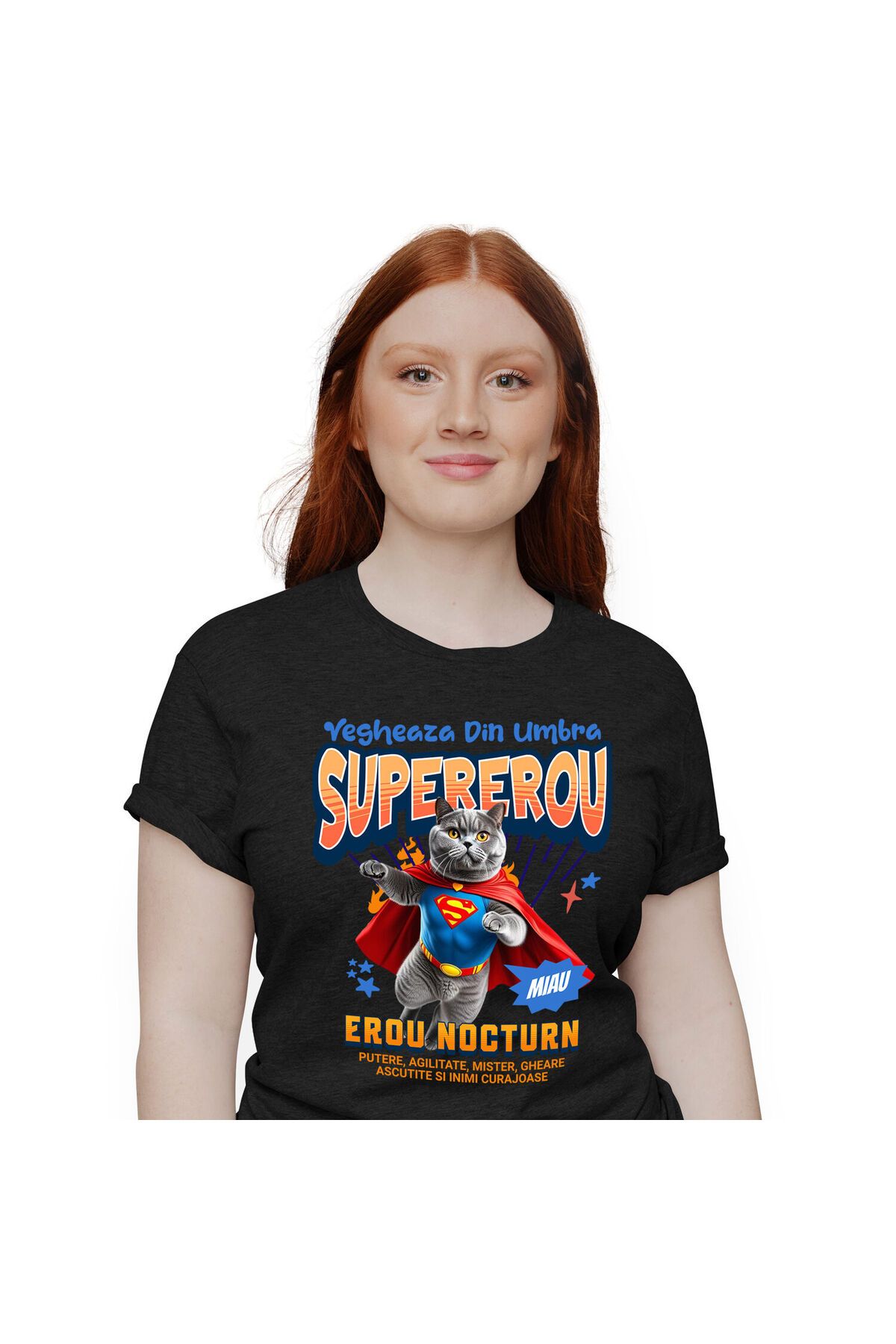 StoryGift Romania Tricou Femei Cu Urs Puternic Cu Maiou Ridicand Greutati Supereroi Personaje Sala,black_xl Femeie - XS