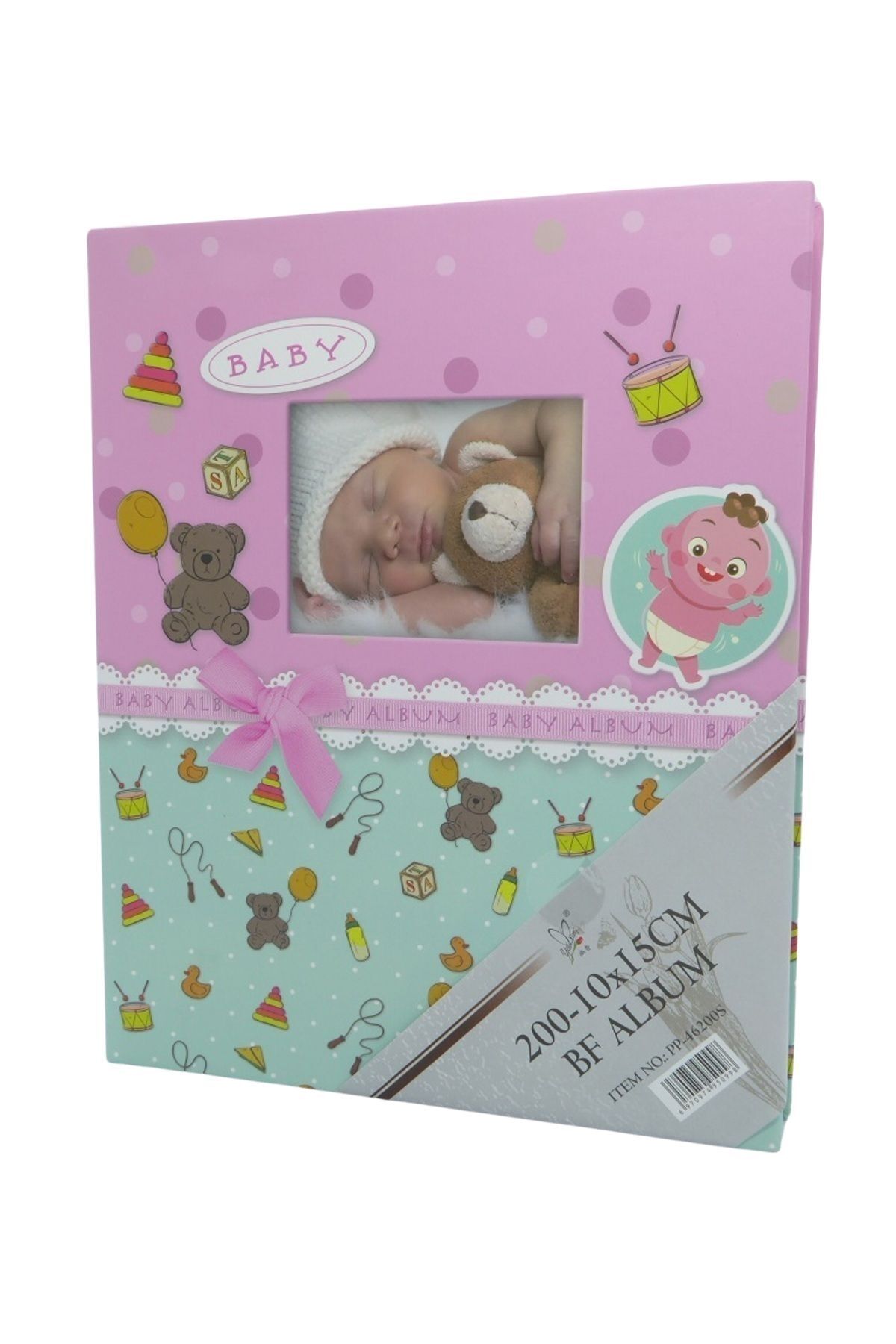BF ALBÜM 10X15 200'lük Bebek Albümü desenli (Penceresiz) fotoğrafı 2 (önizleme)