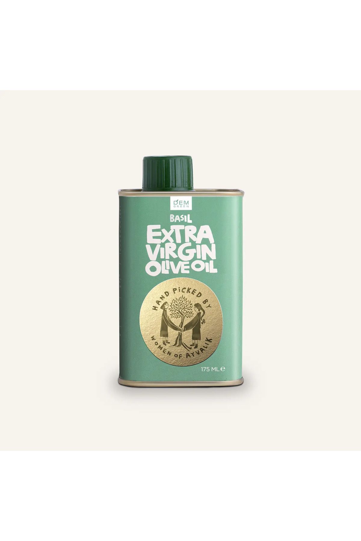 Demgreen Fesleğen Aromalı Sızma Zeytinyağı - 175 ml Teneke Kutu