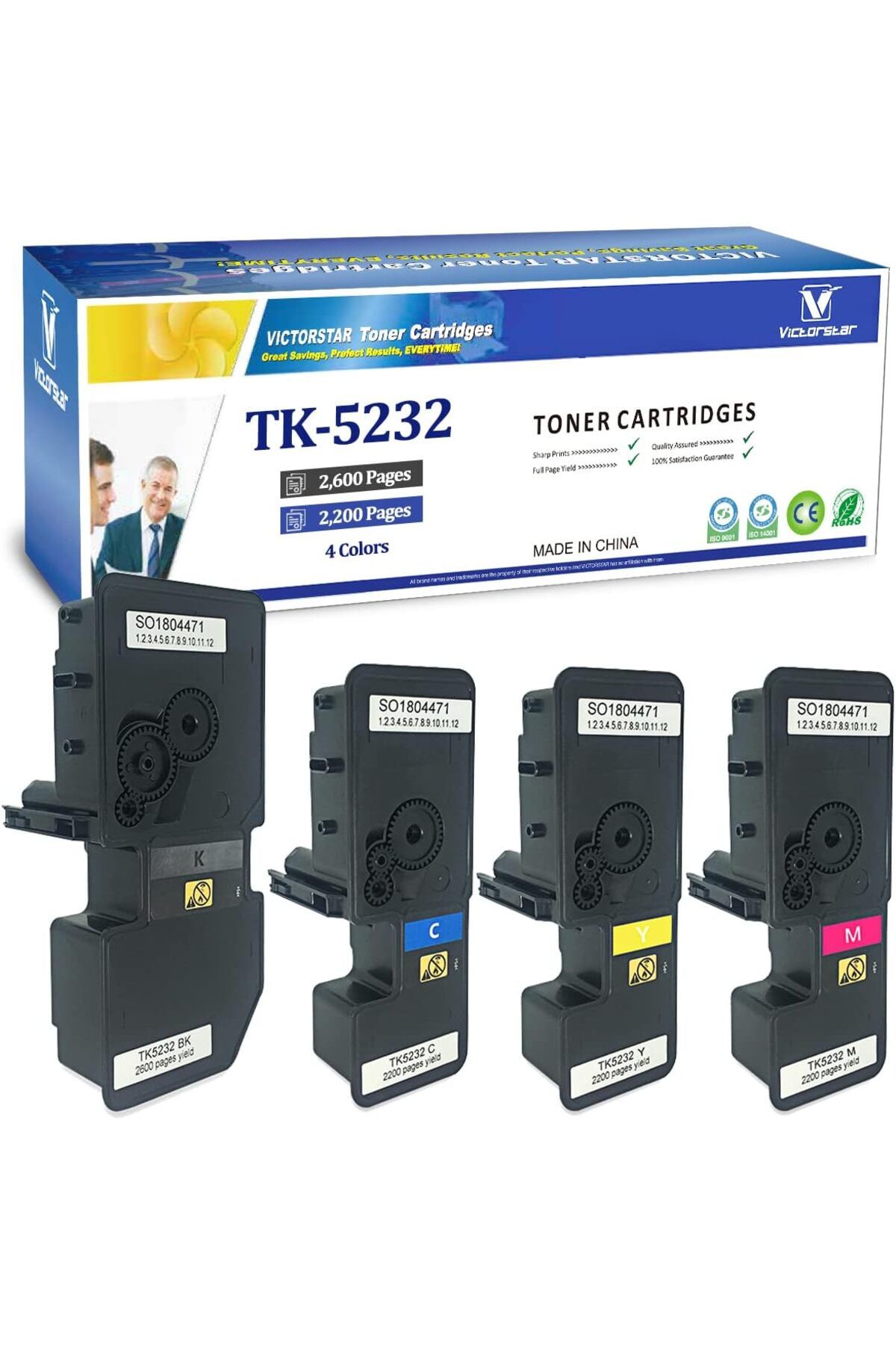 KYOCERA TK5230 MUADİL ECOSYS P5021cdn, P5021cdw, M5521cdn, M5521cdw Laser Printers (4 Colors)
