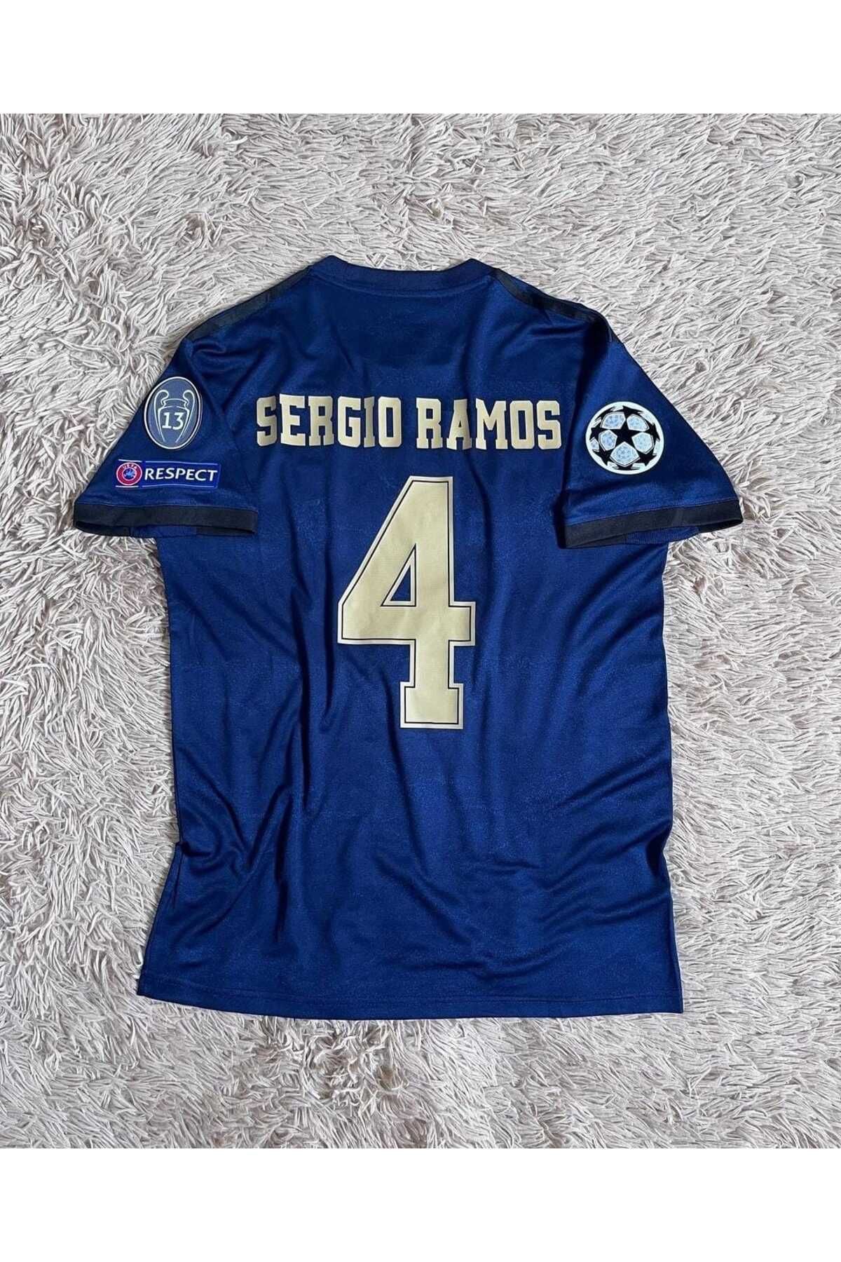BREATHLESS R.Madridd 2019/20 Sezonu Sergio ramos Nostalji Forması (Lacivert)