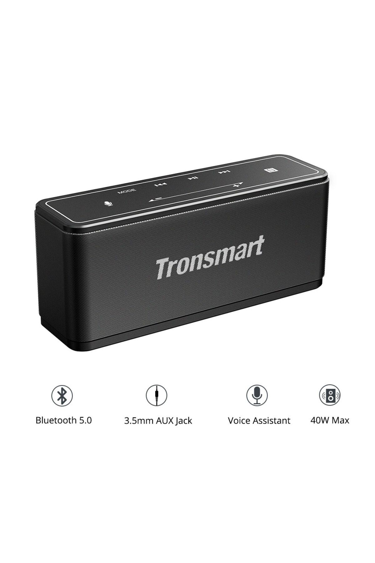 Tronsmart-Mega 40W, Bluetooth - Wireless Speakers, 15H Playtime, TWS, Dual-Driver, Built-in Mic, NFC 1