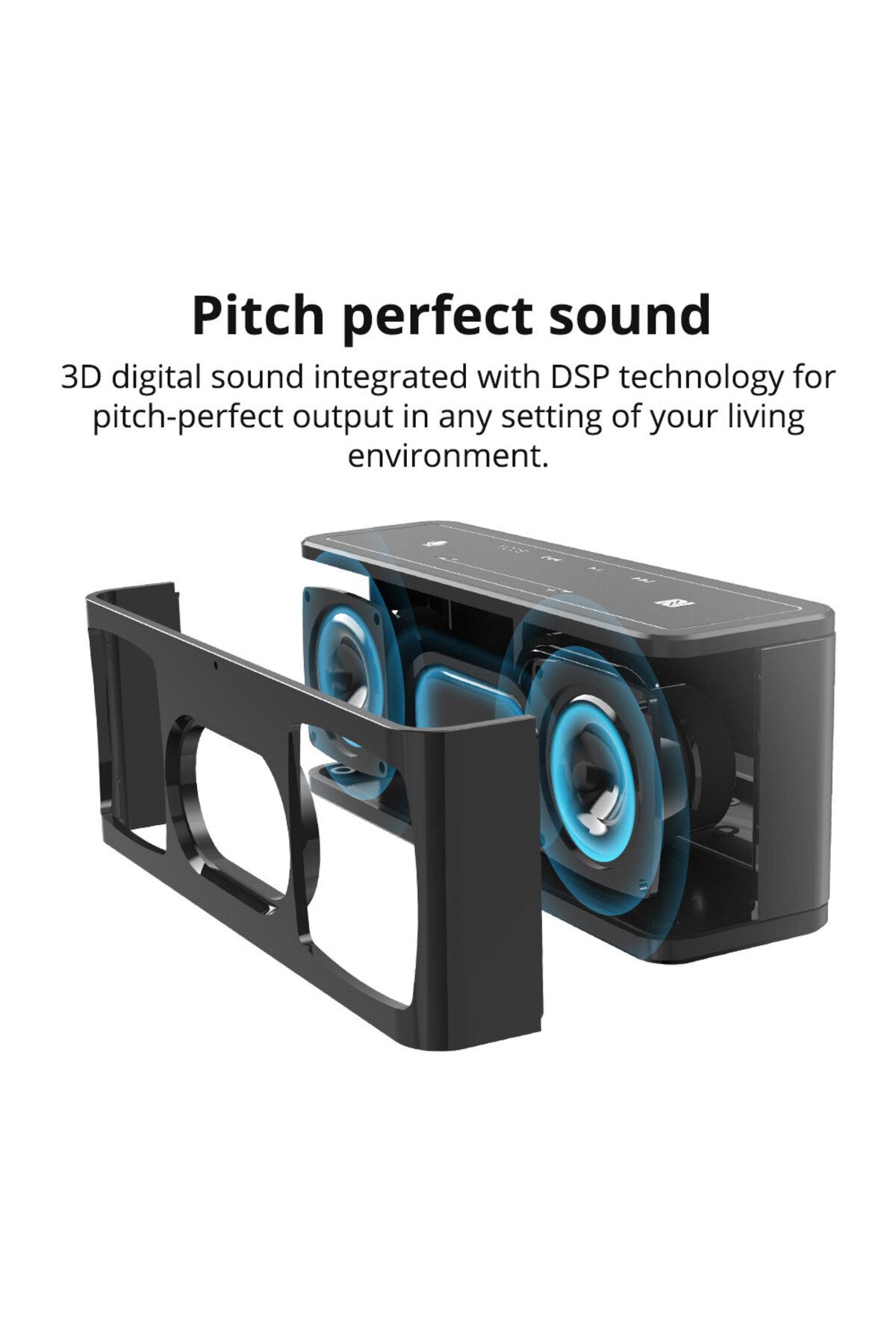 Tronsmart-Mega 40W, Bluetooth - Wireless Speakers, 15H Playtime, TWS, Dual-Driver, Built-in Mic, NFC 8