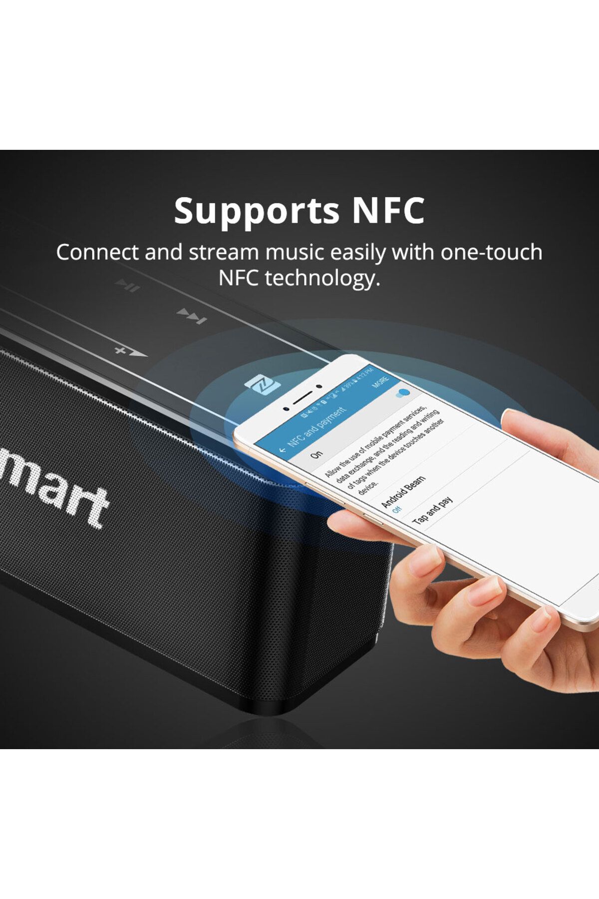 Tronsmart-Mega 40W, Bluetooth - Wireless Speakers, 15H Playtime, TWS, Dual-Driver, Built-in Mic, NFC 2