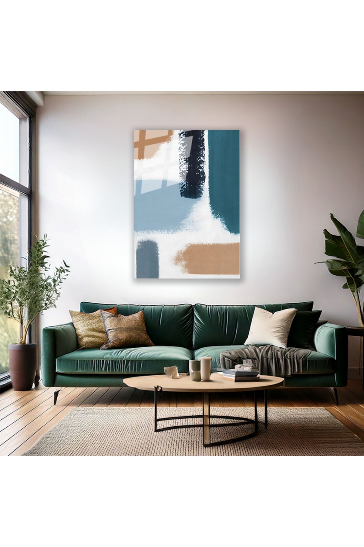 Artarilion Cam Duvar Tablosu Sade Tasarım Cam Baskı Tablo Ev Hediyesi Modern Tasarım Salon Tablosu