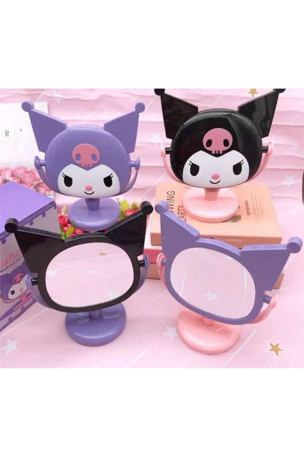 happystoretr Sanrio makyaj masası aynası masaüstü kız yatak odası ayna kuromi melody