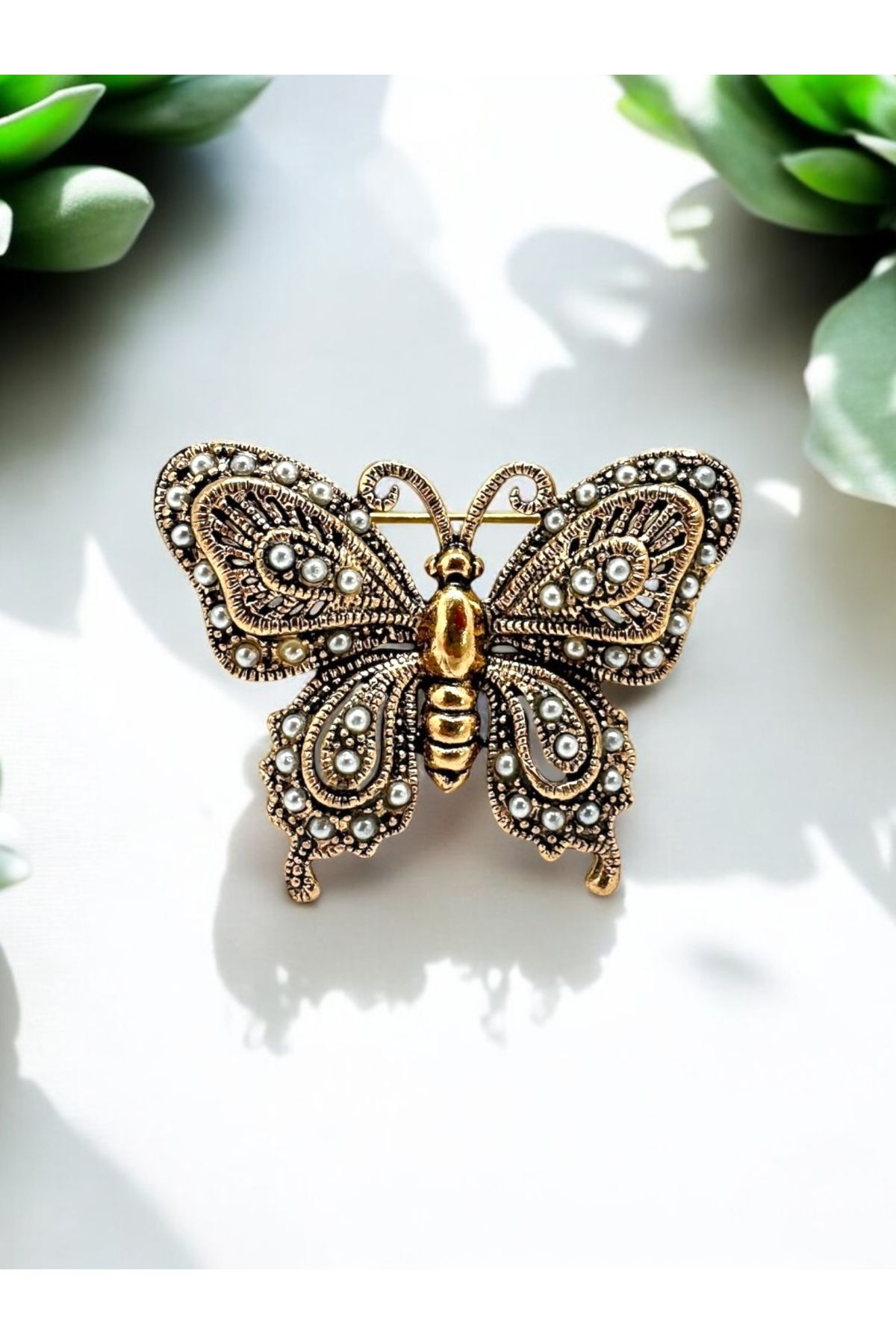 FUYA JEWELLERY Kelebek Broş