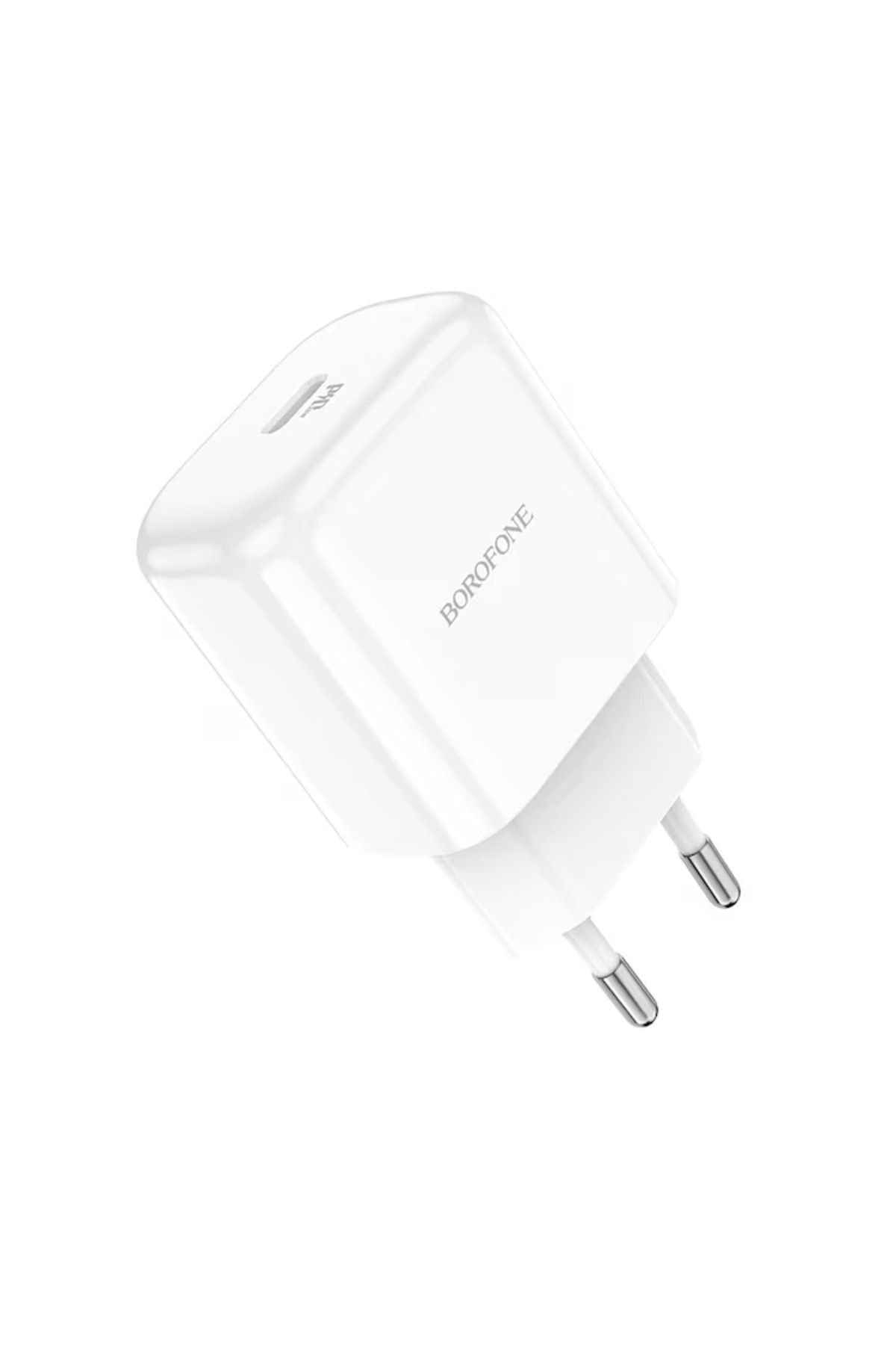 Borofone-Încărcător de rețea Bn3 Premium USB-C, încărcare rapidă, 20w, 1 x USB Tip-C - Alb 2