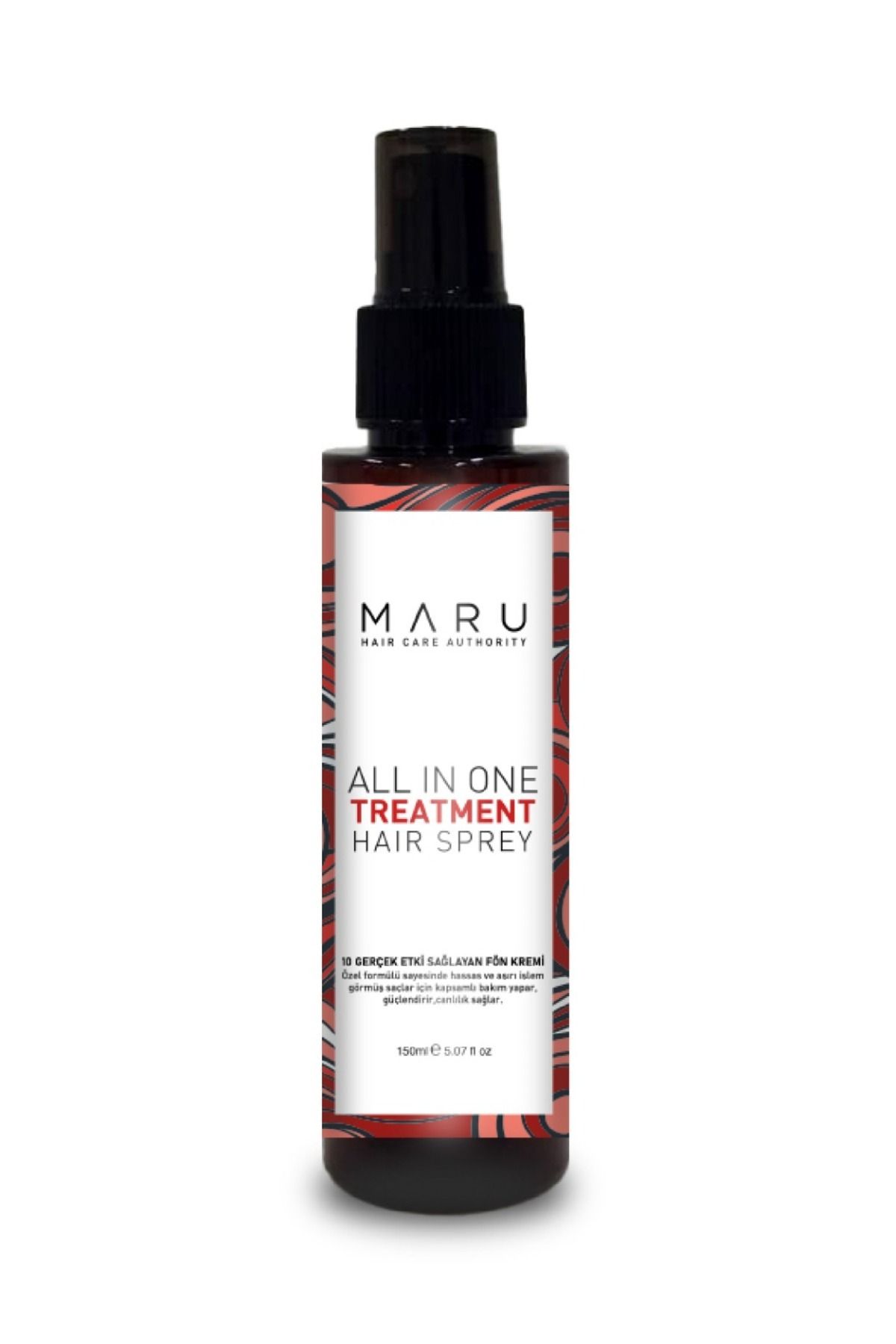 MARU All In One Hair Treatment Yıpranmış Saçlar Için 10 Etkili Saç Bakım Spreyi 150 ml 8684952367132
