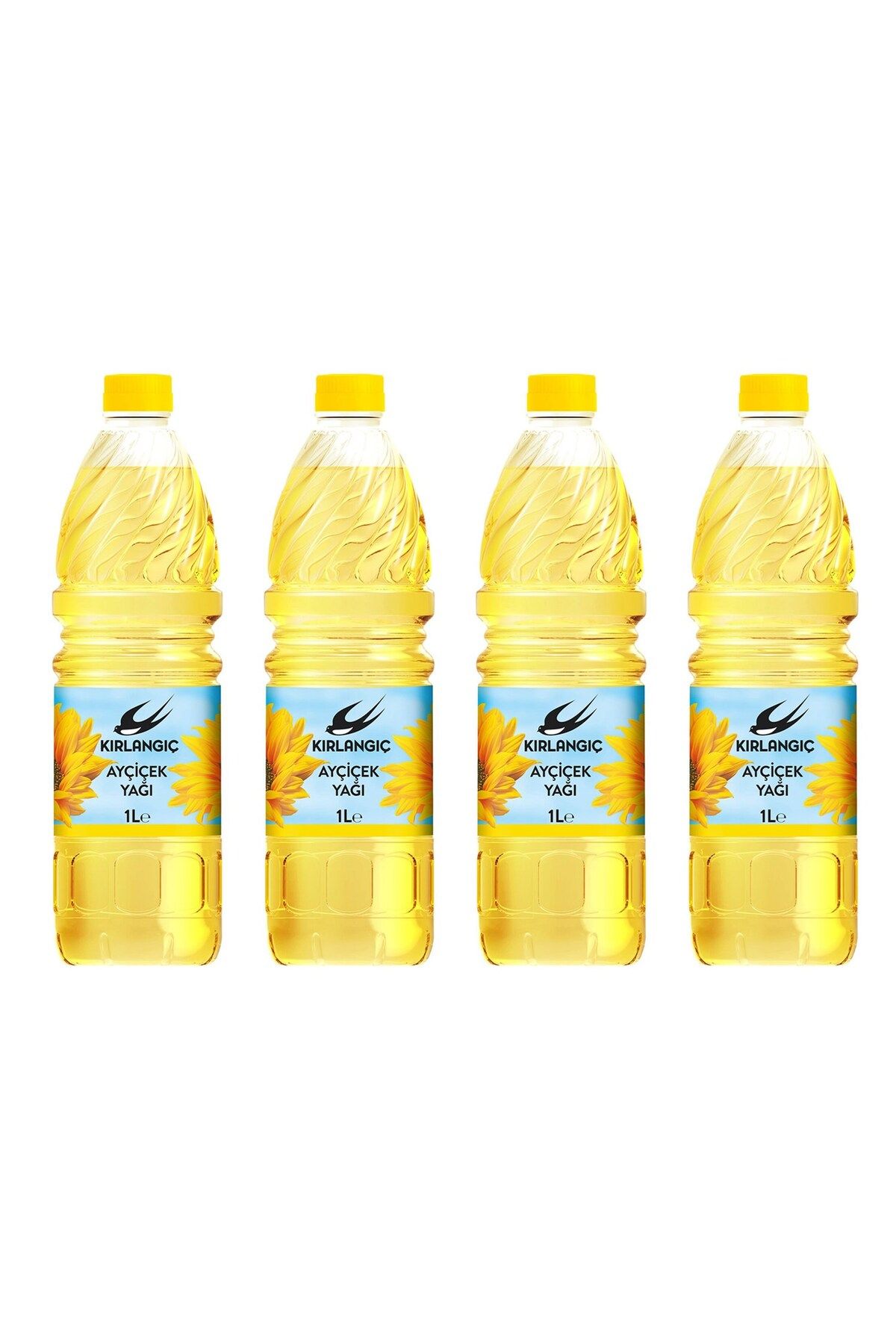 Kırlangıç Ayçiçek Yağı 1 lt x 4 Adet