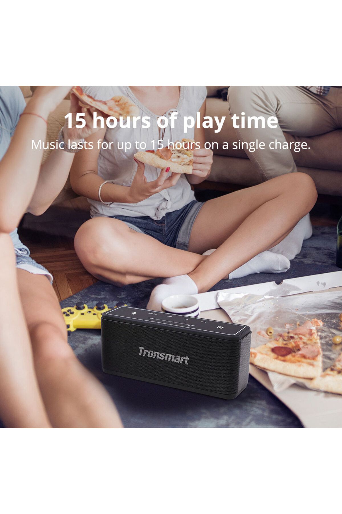 Tronsmart-Mega 40W, Bluetooth - Wireless Speakers, 15H Playtime, TWS, Dual-Driver, Built-in Mic, NFC 3