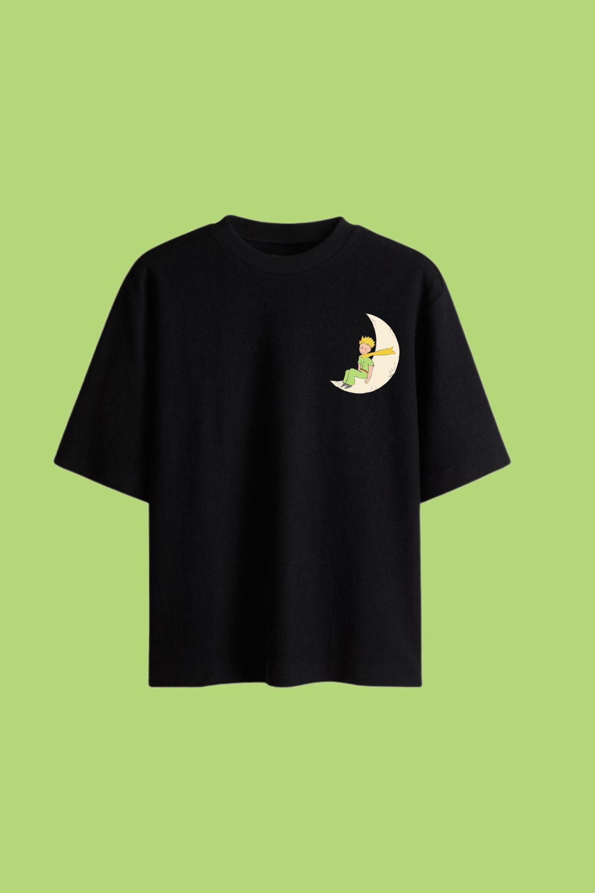 Dupe Design Küçük Prens Baskılı Oversize T-shirt