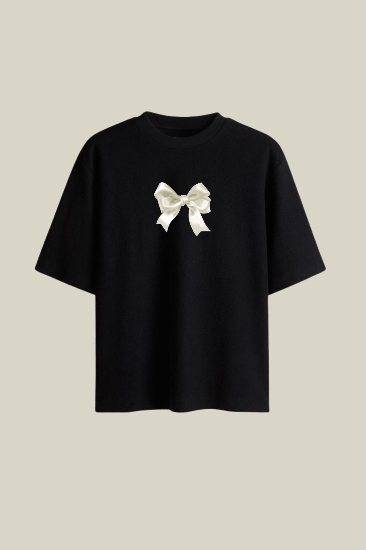 Dupe Design Fiyonk Baskılı Oversize T-shirt