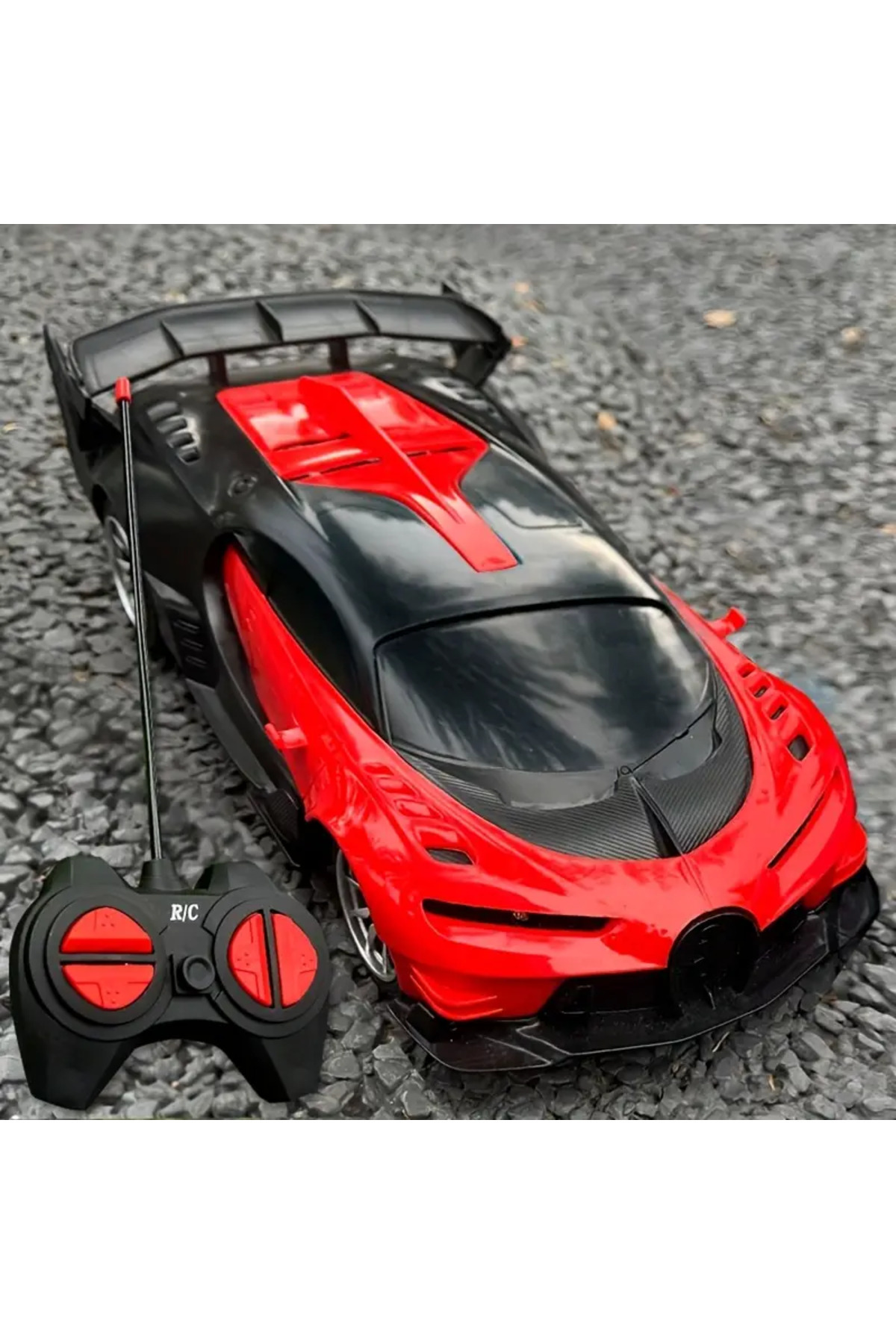 Uzaktan Kumandalı Full Fonksiyon Araba Bugatti Chiron Şarjlı Işıklı Şık Tasarım
